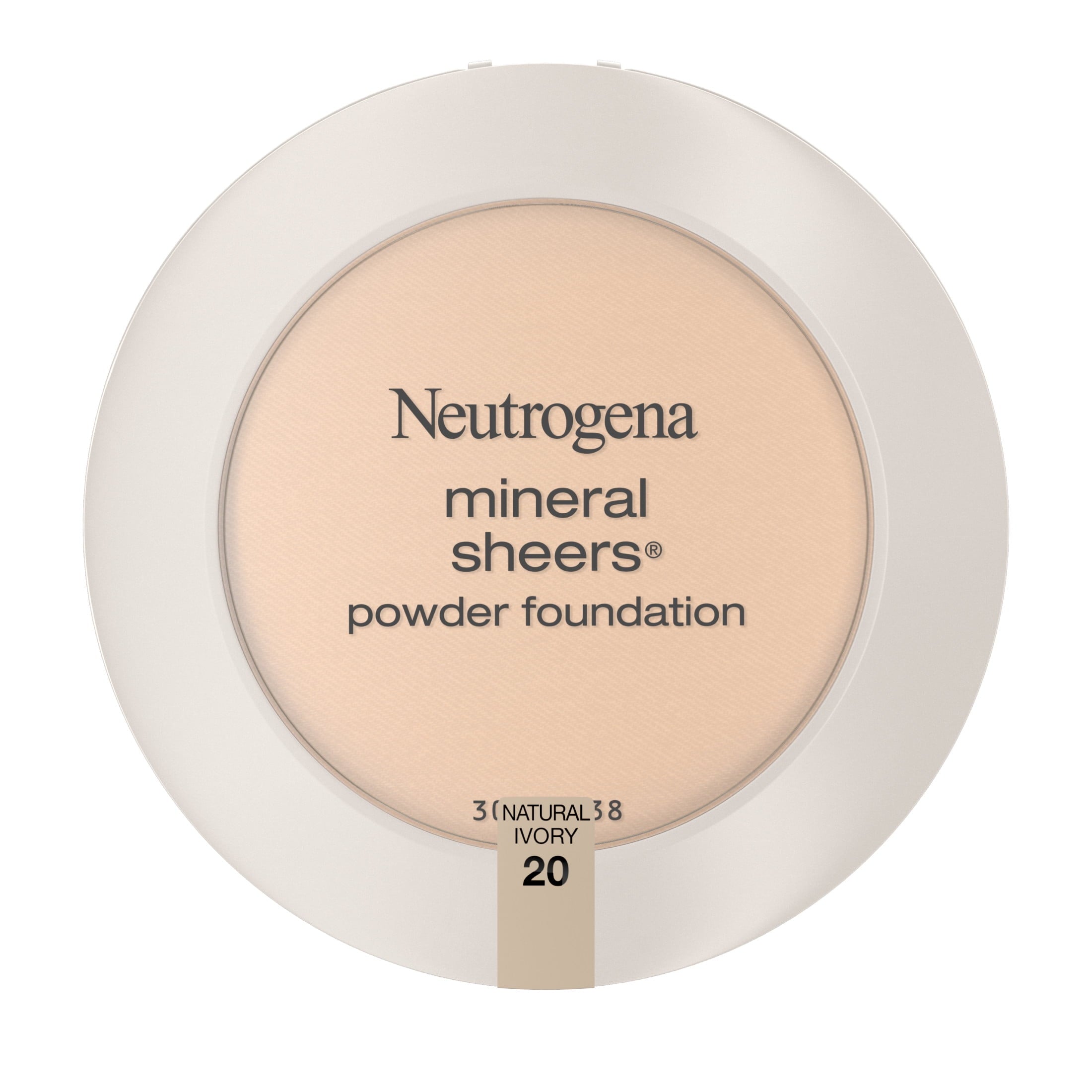 (2 pack) Neutrogena Mineral Sheers Powder Foundation, Natural Ivory 20,.34 oz