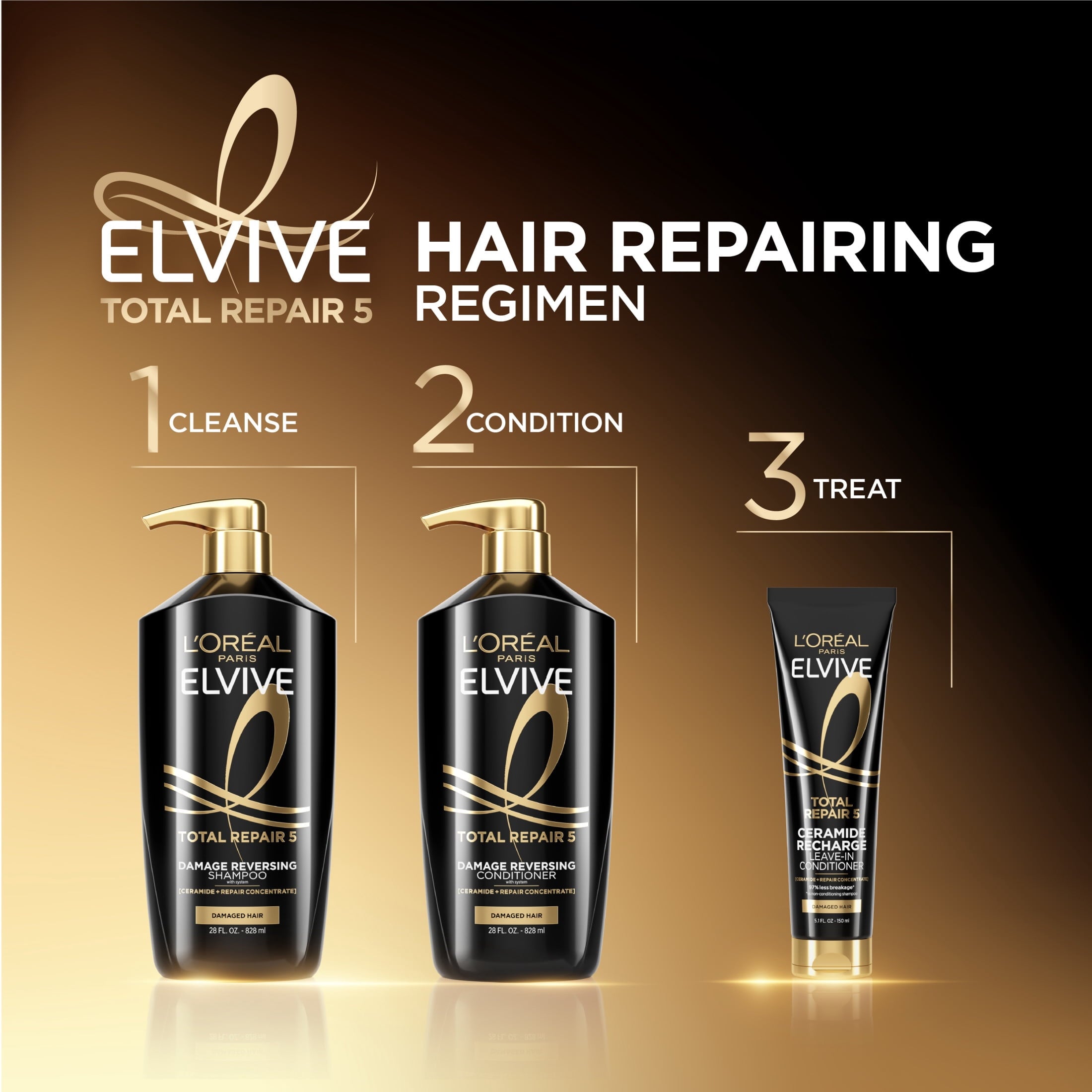 Total Repair 5 Repairing Shampoo and Conditioner Set
