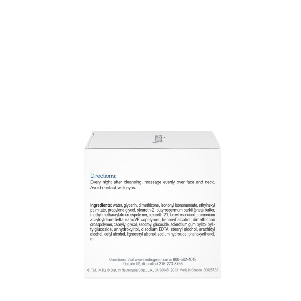 Neutrogena Triple Age Repair Night Cream Face Moisturizer, Anti Aging Night Cream for Women, 1.7 oz