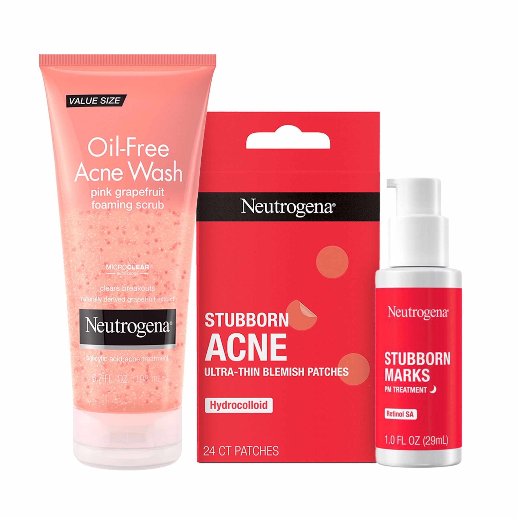 Neutrogena Oil-Free Pink Grapefruit Face Scrub, Salicylic Acid Acne Face Wash, 4.2 fl oz