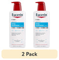 (2 pack) Eucerin Daily Hydration Body Lotion, Unscented Body Lotion, 16.9 fl oz Pump Bottle