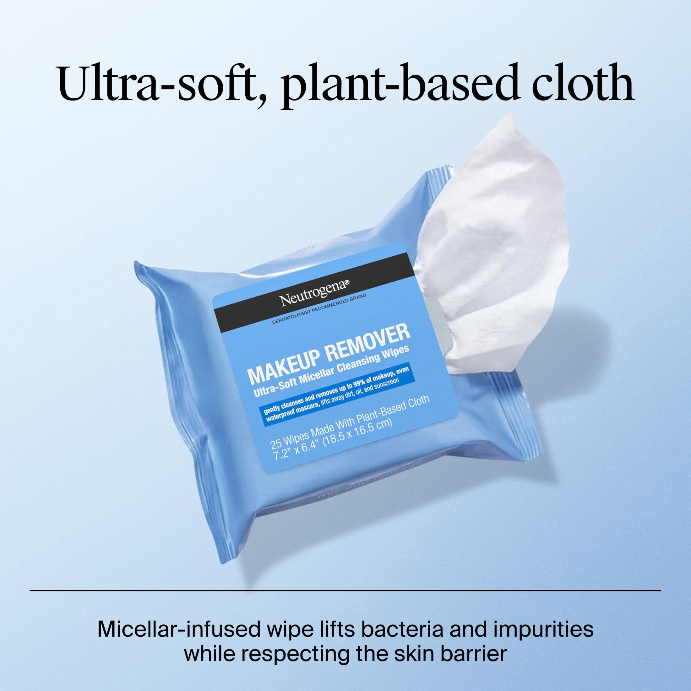 Neutrogena Makeup Remover Cleansing Towelettes, Face Makeup Wipes, Travel Pack, 7 Count