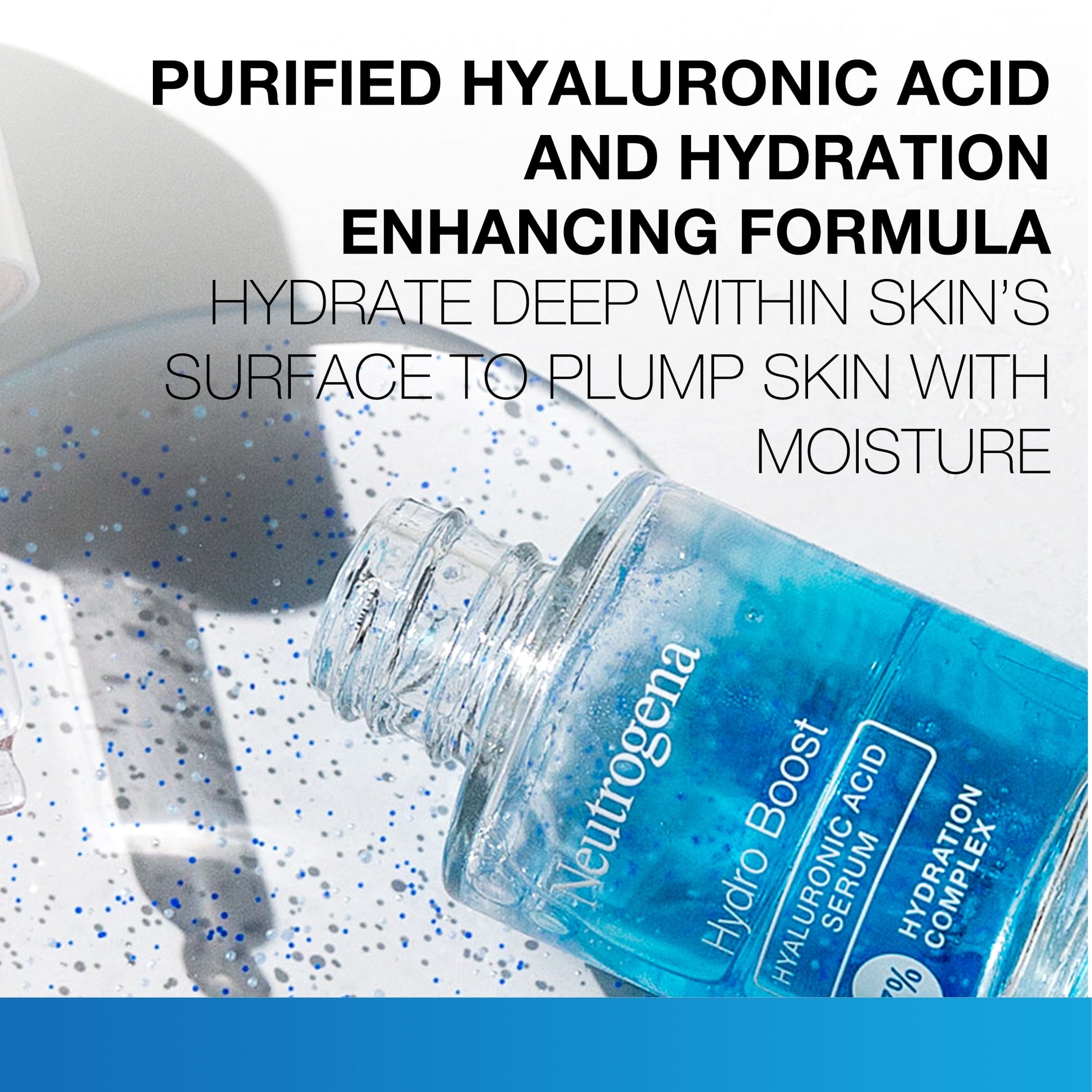 Neutrogena Hydro Boost Hyaluronic Acid Face Serum, Hydrating Serum, Fragrance Free, 1 oz