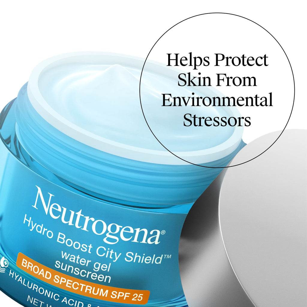 Neutrogena Hydro Boost City Shield Water Gel SPF 25, 1.7 oz