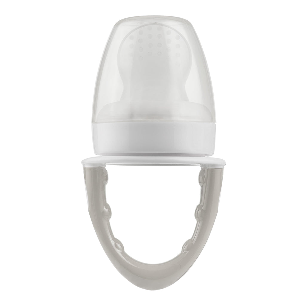 Dr. Brown's Designed to Nourish, Fresh Firsts Silicone Feeder, Solid Food Feeding, Pink/Gray, 2 Pack