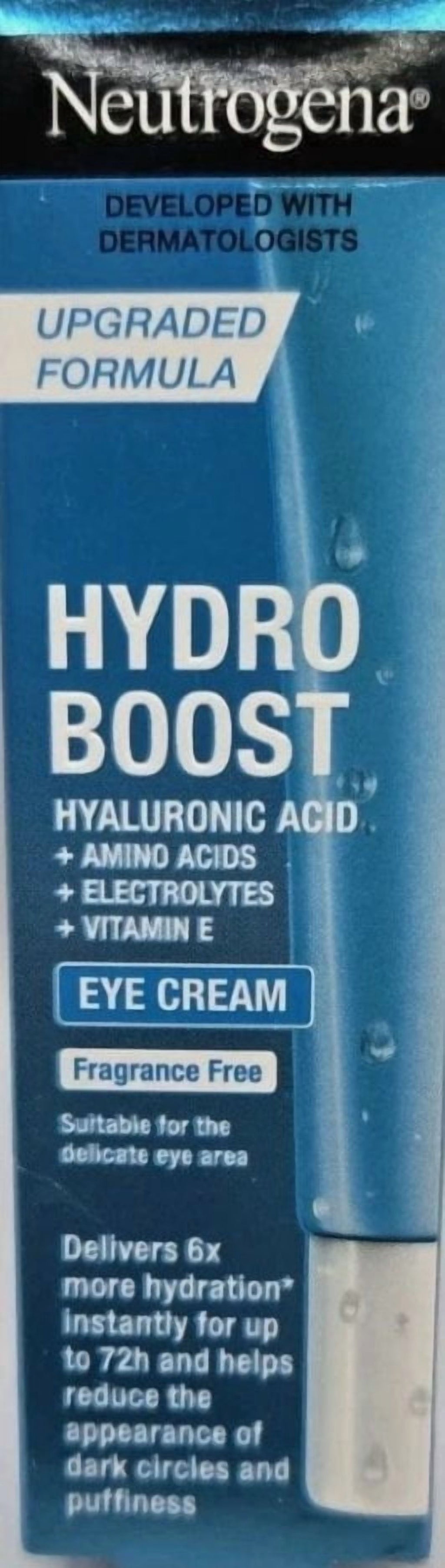 Neutrogena Hydro Boost Daily Hyaluronic Acid Gel Eye Cream, 0.5 fl. oz