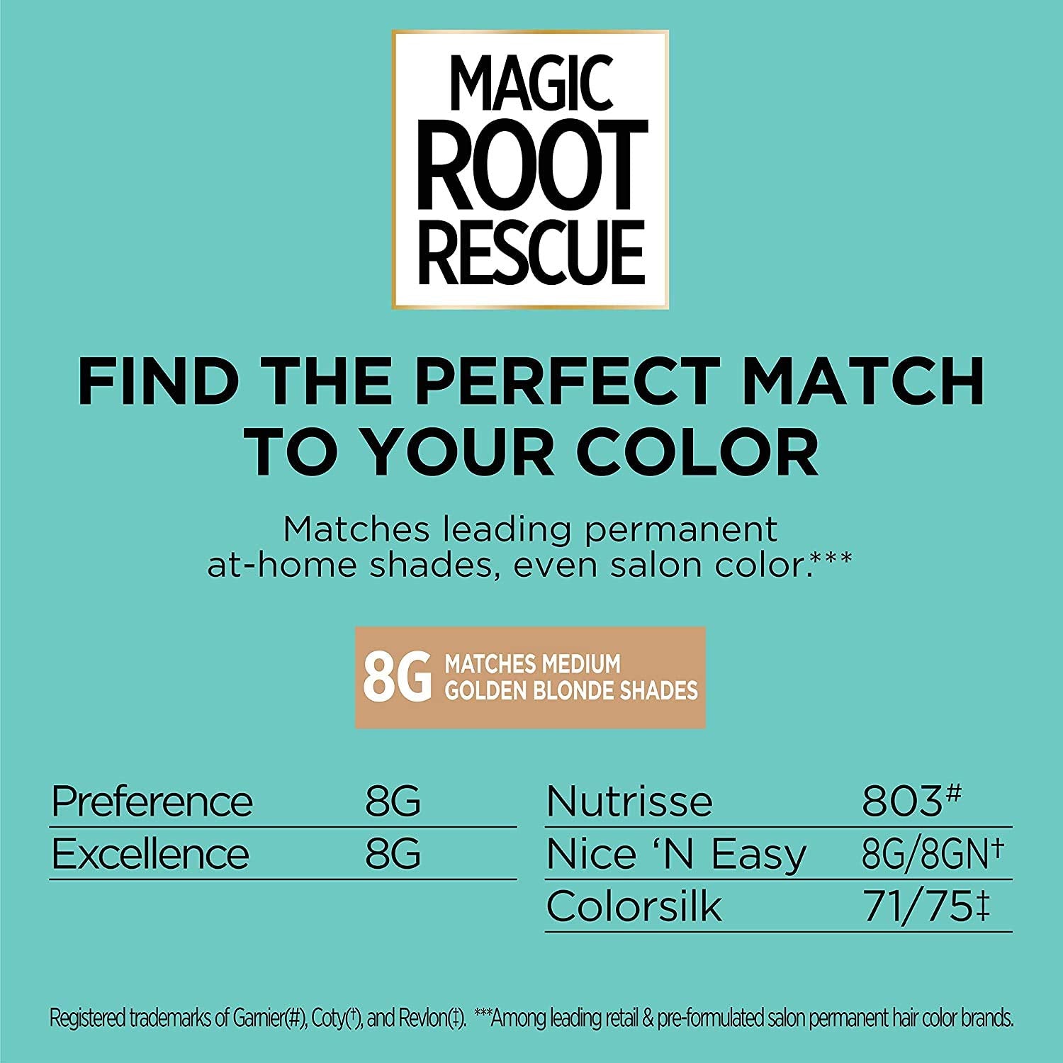 Loreal Paris Magic Root Rescue 10 Minute Root Hair Coloring Kit, Permanent Hair Color With Quick Precision Applicator, 100% Gray Coverage, 8G Medium Golden Brown, 2 Count Packaging May Vary