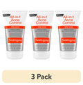 (3 pack) Neutrogena All-in-1 Acne Face Wash & Exfoliating Face Scrub, Salicylic Acid Cleanser, 4.2 fl oz