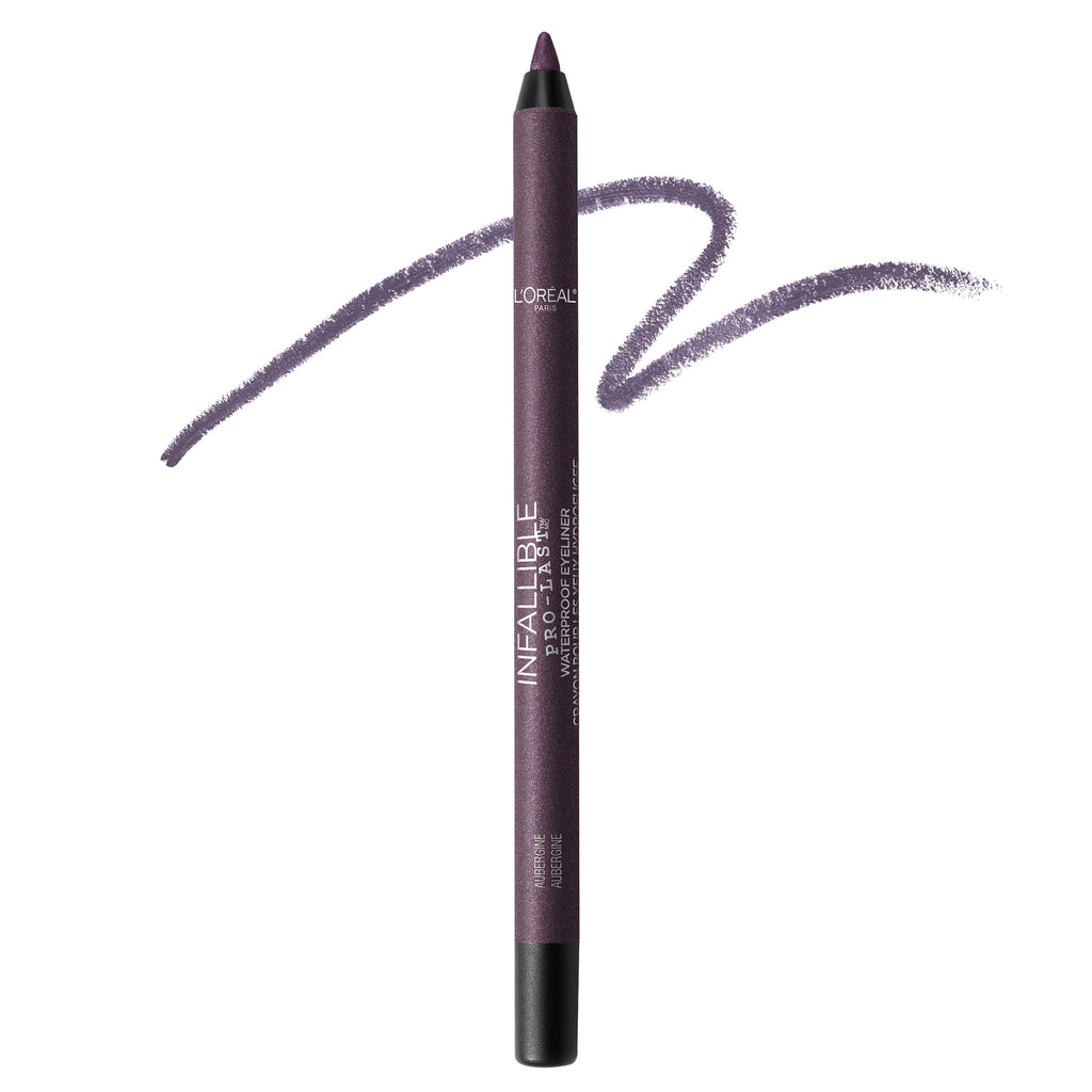 L'Oreal Paris Infallible Pro-Last Waterproof, Up to 24HR Pencil Eyeliner, Aubergine, 0.042 oz.