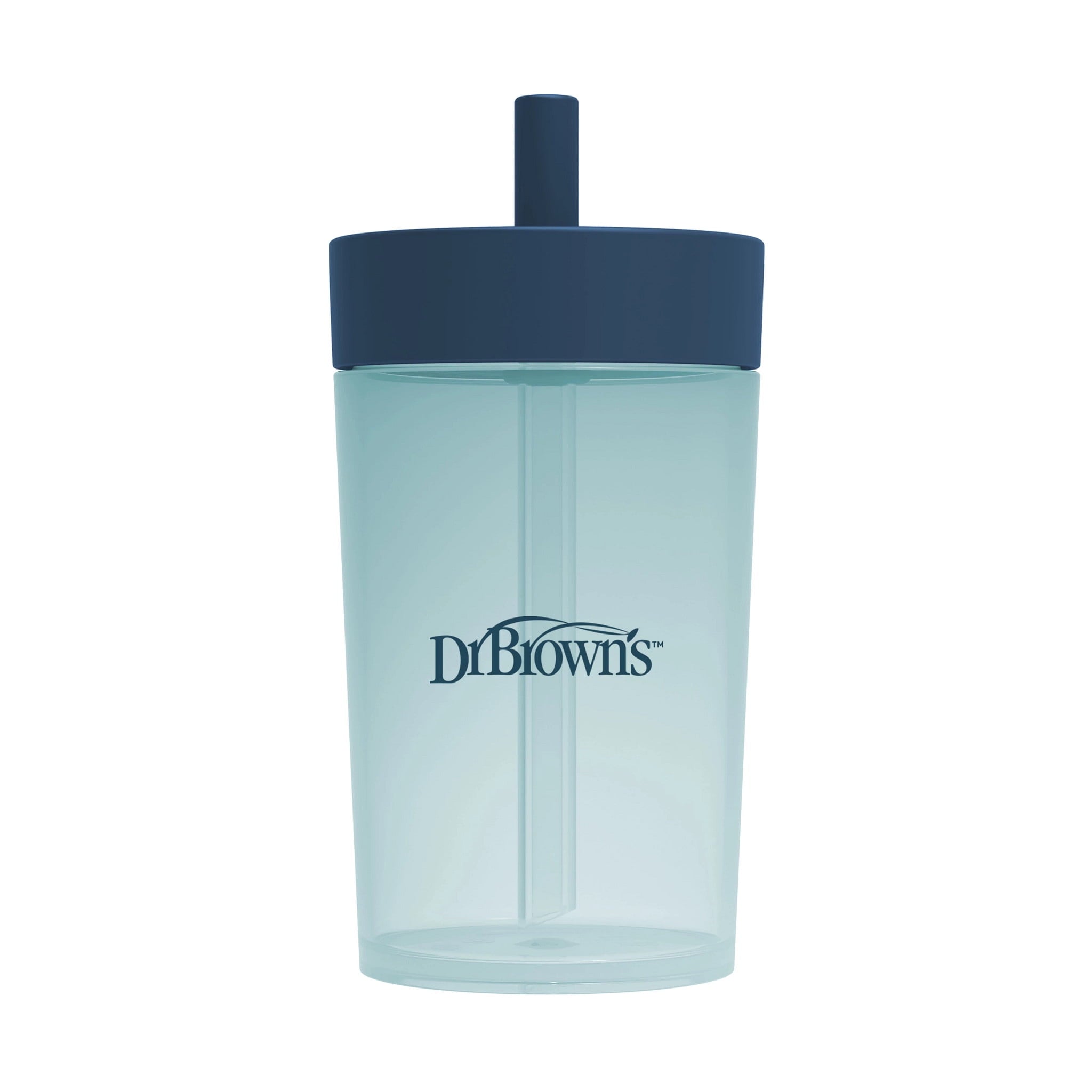 Dr. Brown's Milestones Straw to 360 Convertible Training Cups, Blue Green, 2-Pack