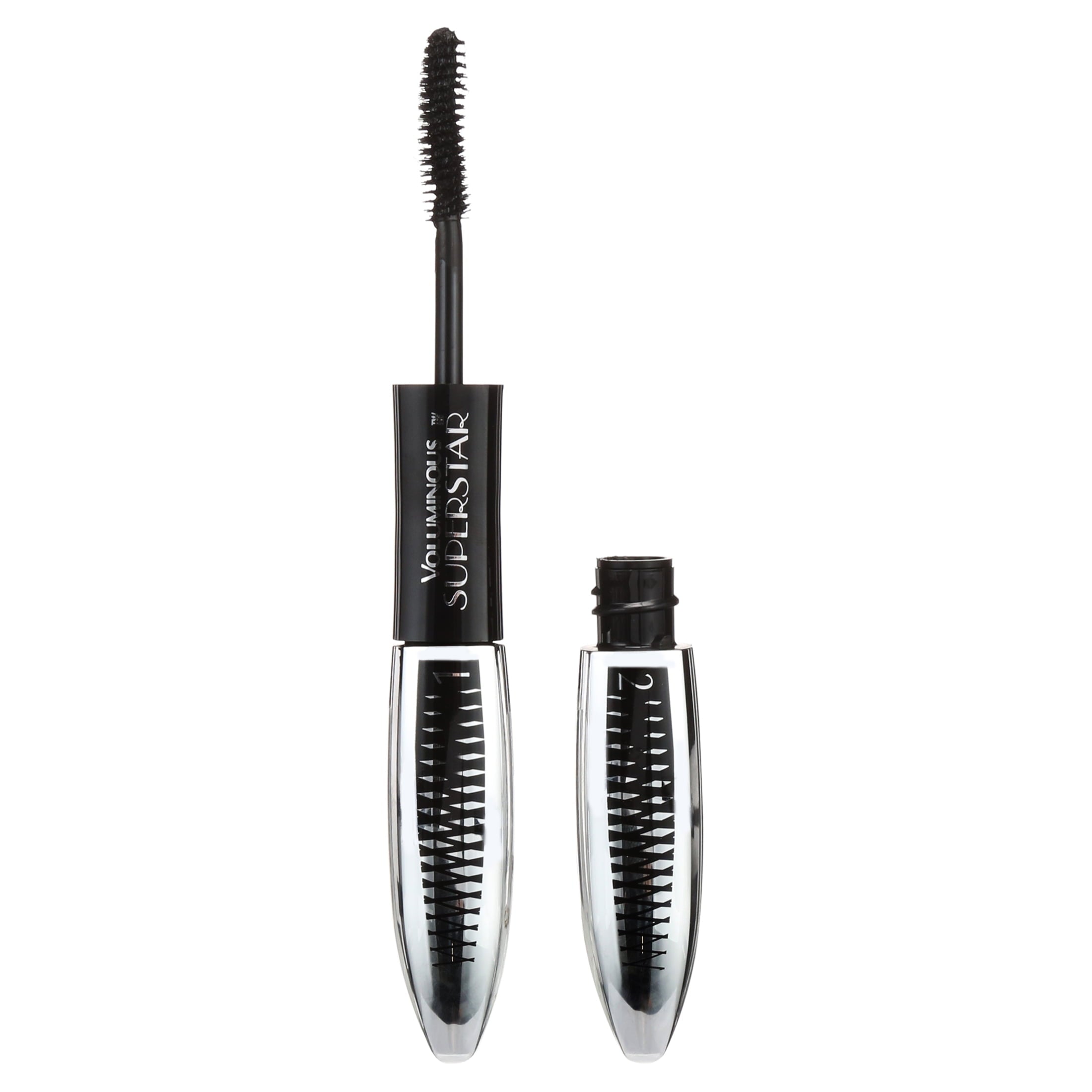 L'Oréal Paris Voluminous Superstar Washable Mascara, Blackest Black, 0.41 Fl Oz