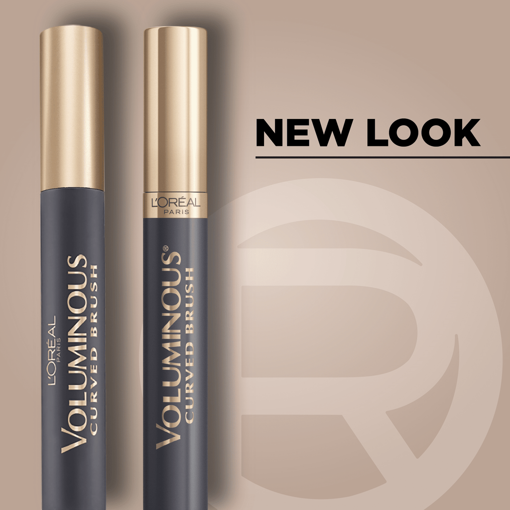 L'Oréal Paris Voluminous Original Curved Brush Mascara, Black Brown, 0.26 fl oz