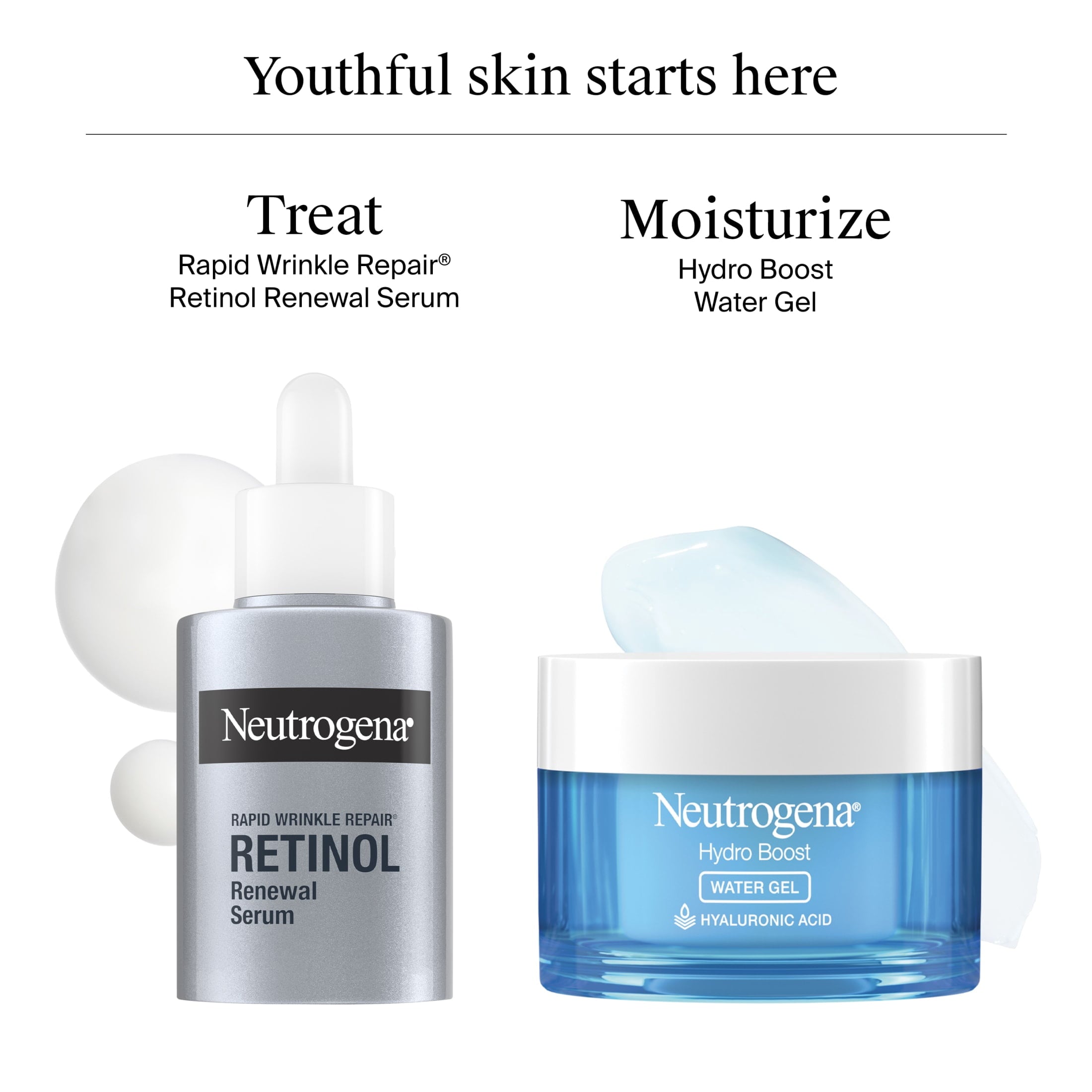 Neutrogena Rapid Wrinkle Repair Retinol Renewal Serum, 1 fl oz