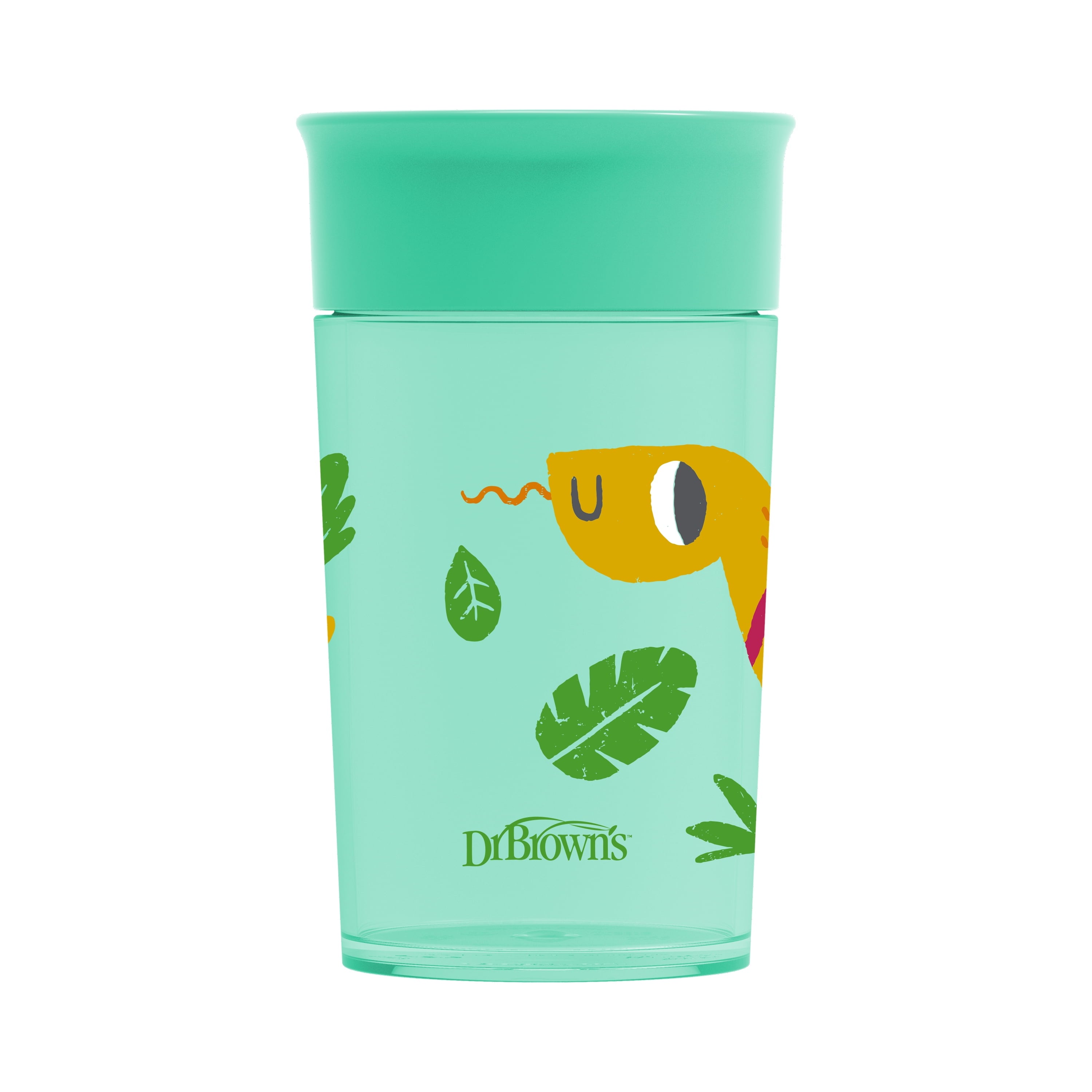 Dr. Brown's Milestones Cheers360 Training Sippy Cup - Green Animals - 10oz