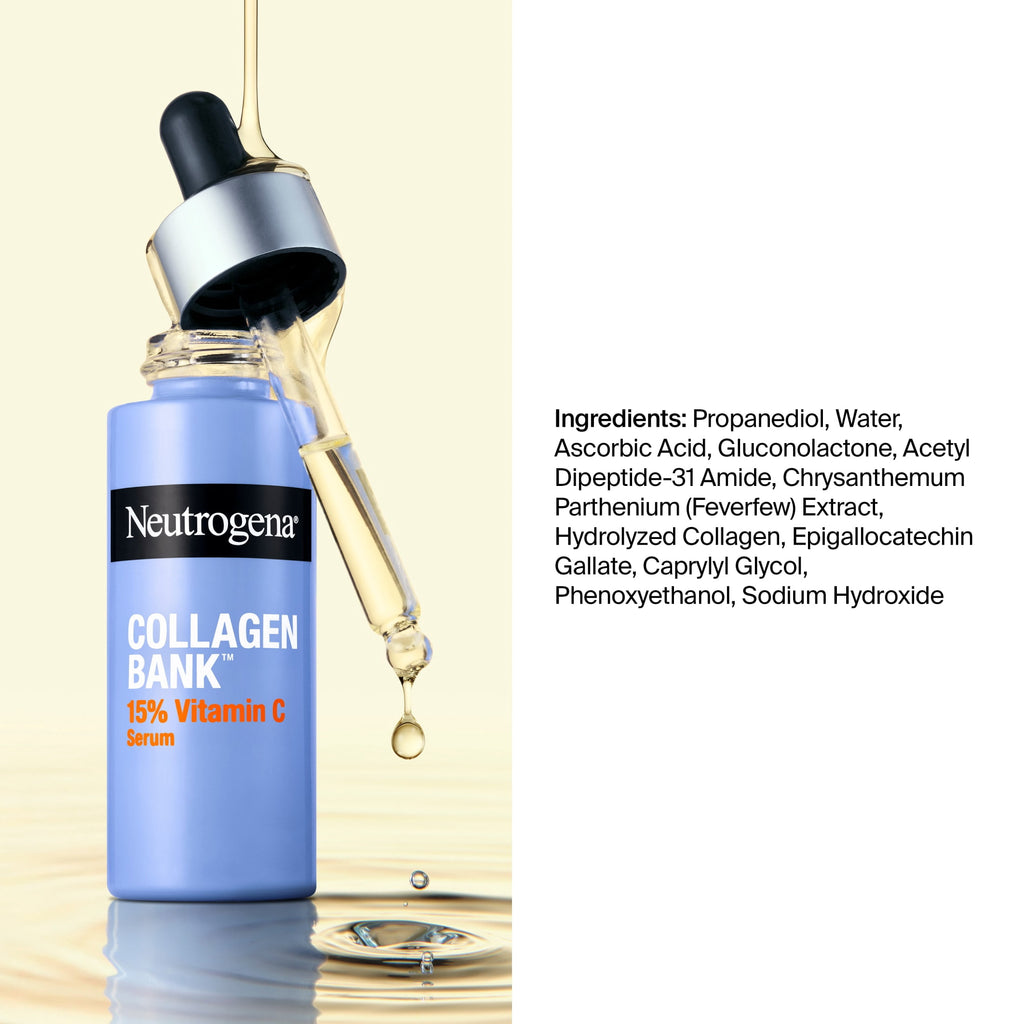 Neutrogena Collagen Bank Vitamin C Serum, 0.5 fl oz