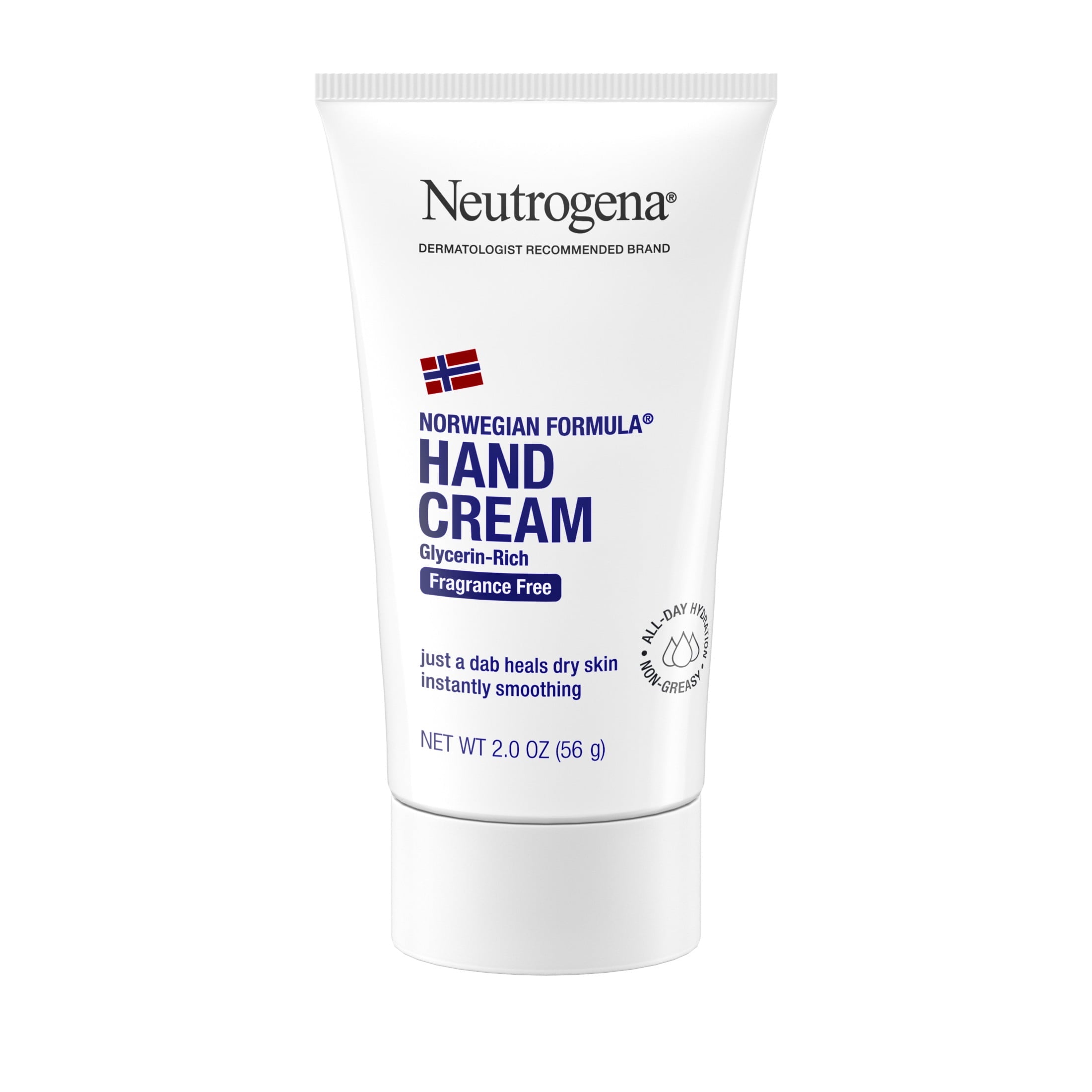 (2 pack) Neutrogena Norwegian Formula Hand Cream, Fragrance-Free Cream for Dry Hands & Body, 2 oz