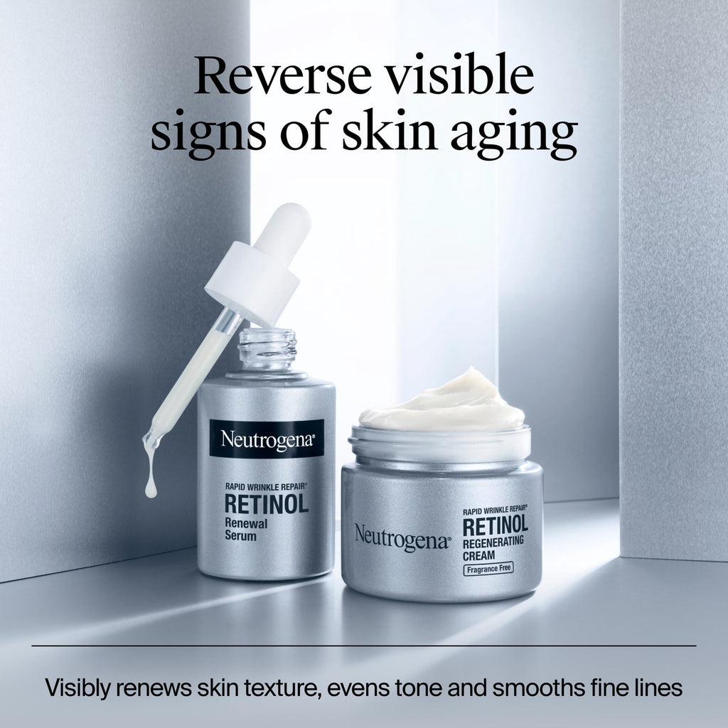 Neutrogena Rapid Wrinkle Repair Retinol Renewal Serum, 1 fl oz