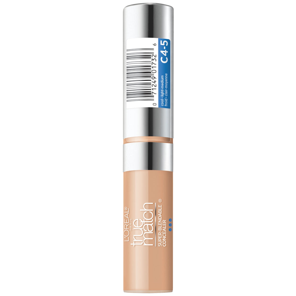 L'Oreal Paris True Match Super-Blendable Concealer, C4,5 Light/Medium Cool, 0.17 fl. oz.