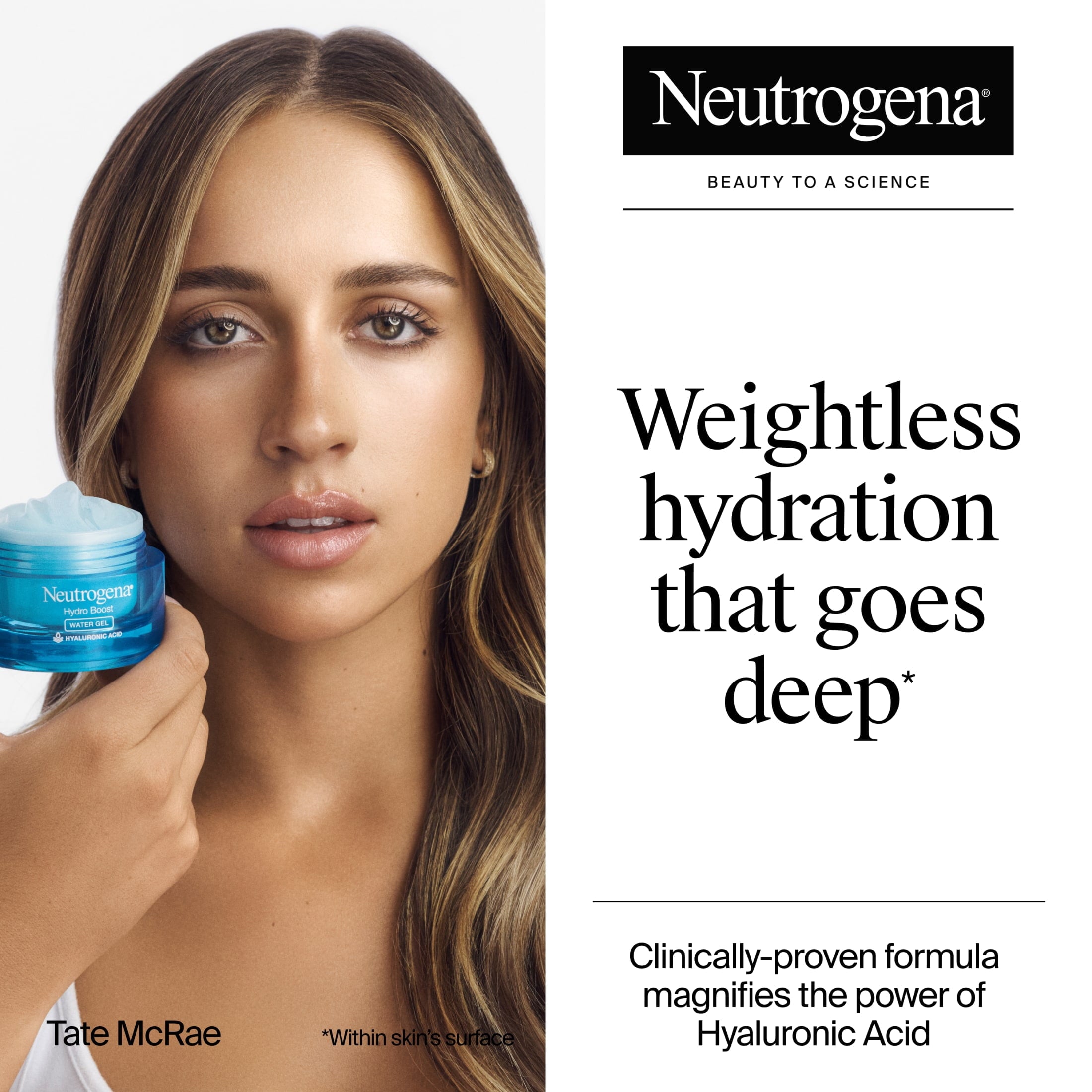 Neutrogena Hydro Boost Water Gel Face Moisturizer Lotion with Hyaluronic Acid, 1.7 oz