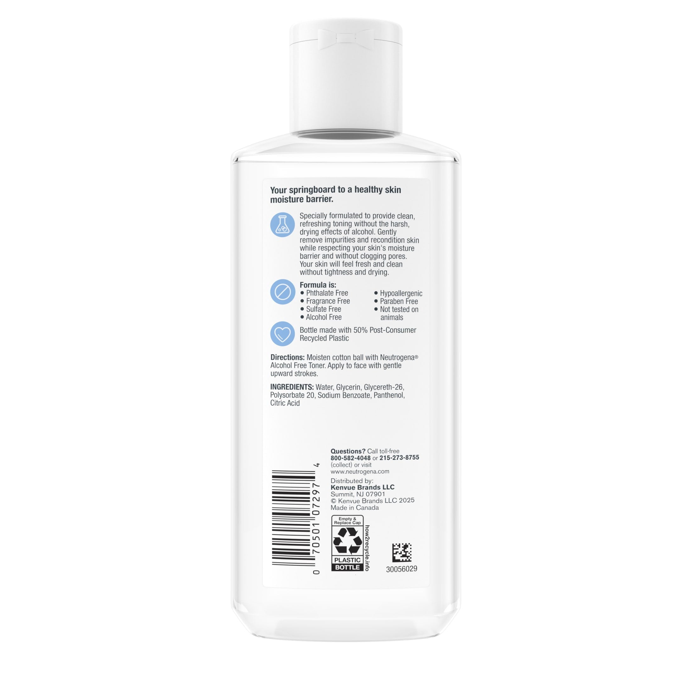Neutrogena Alcohol-Free Daily Facial Toner, Hypoallergenic, 8.0 fl. oz