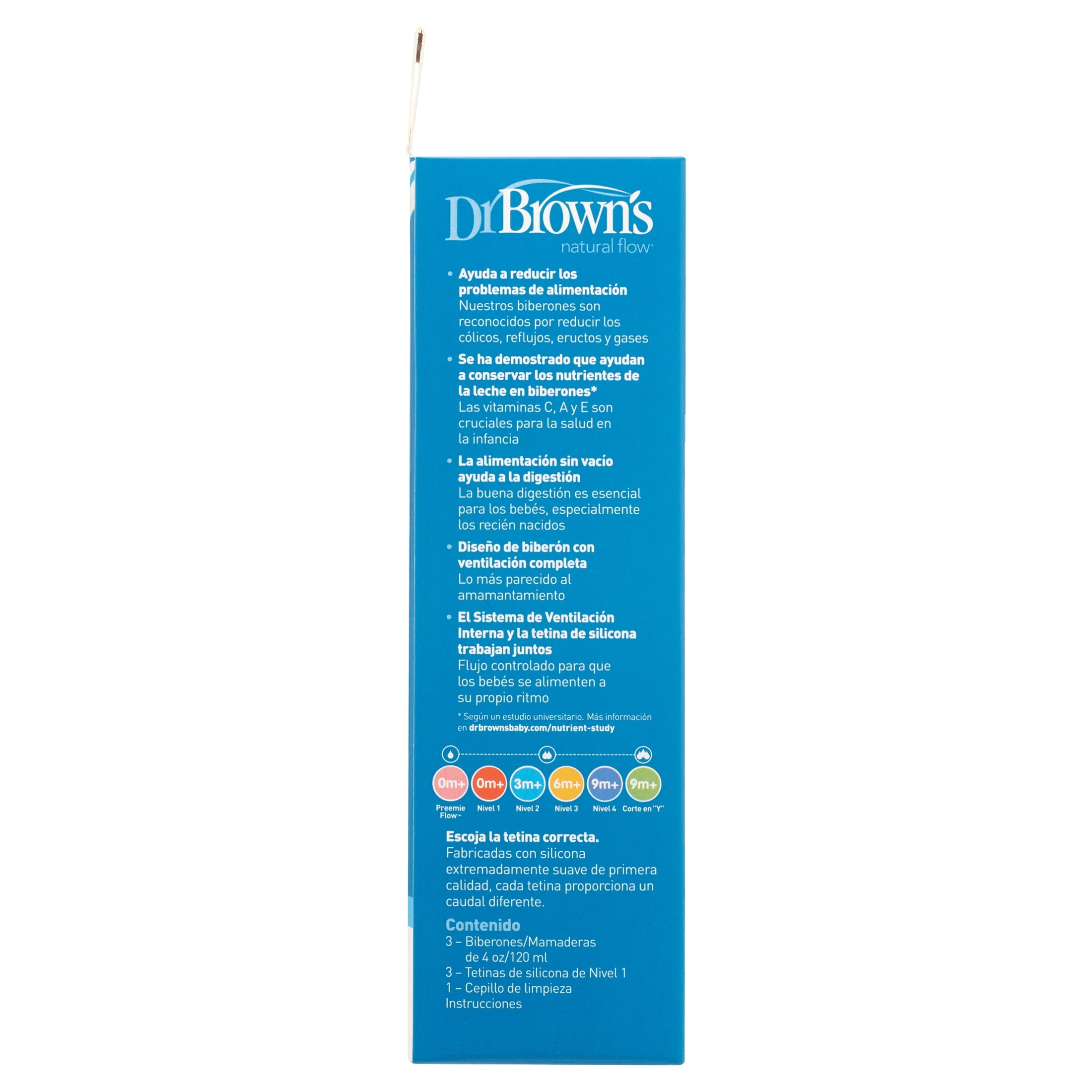***Discontinued***Dr. Brown Dr Brown 4 Oz Baby Bottle 3pk