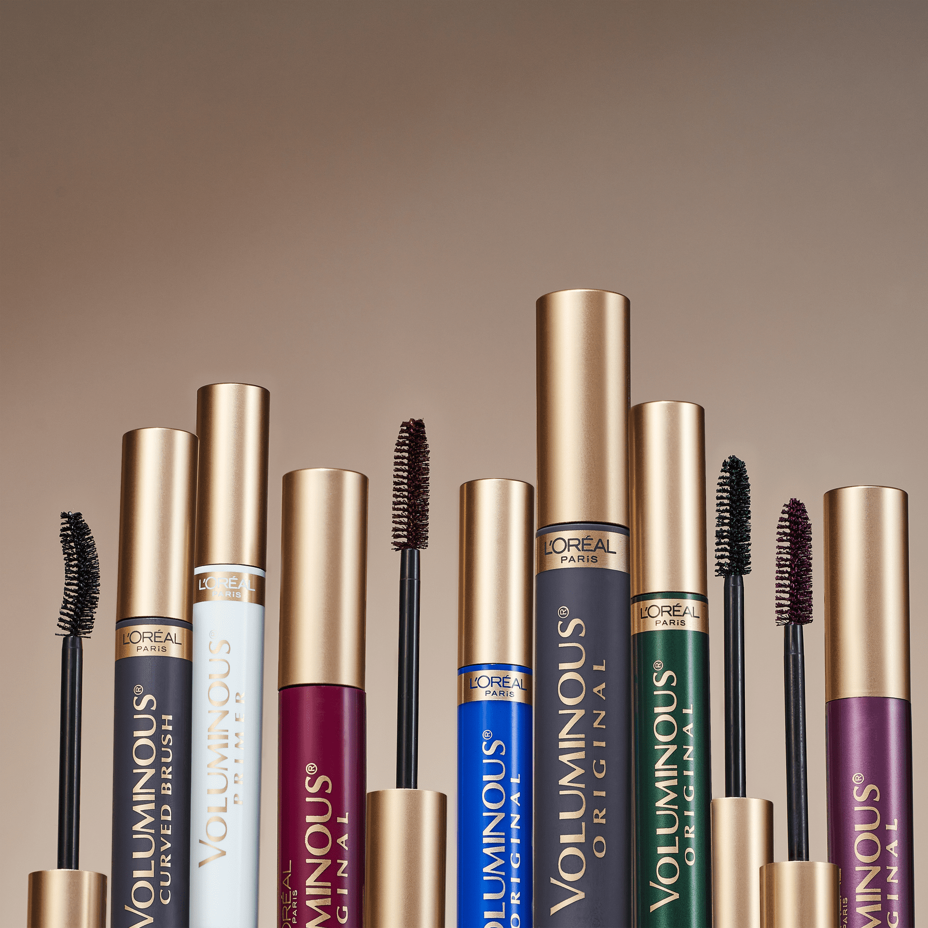 L'Oreal Paris Voluminous Original Curved Brush Mascara, Black