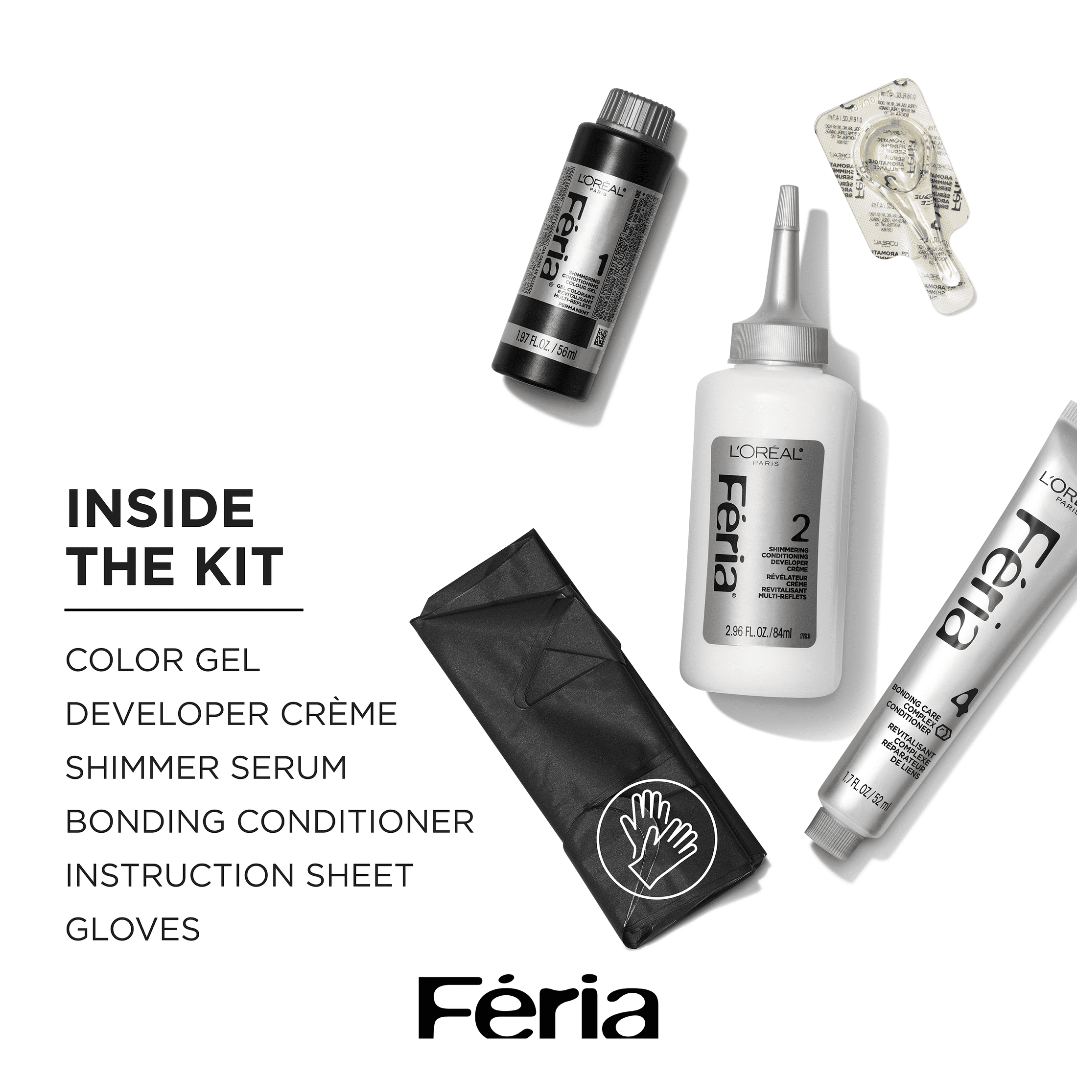 L'Oreal Paris Feria Midnight Bold Hair Color, M10 Cosmic Azure