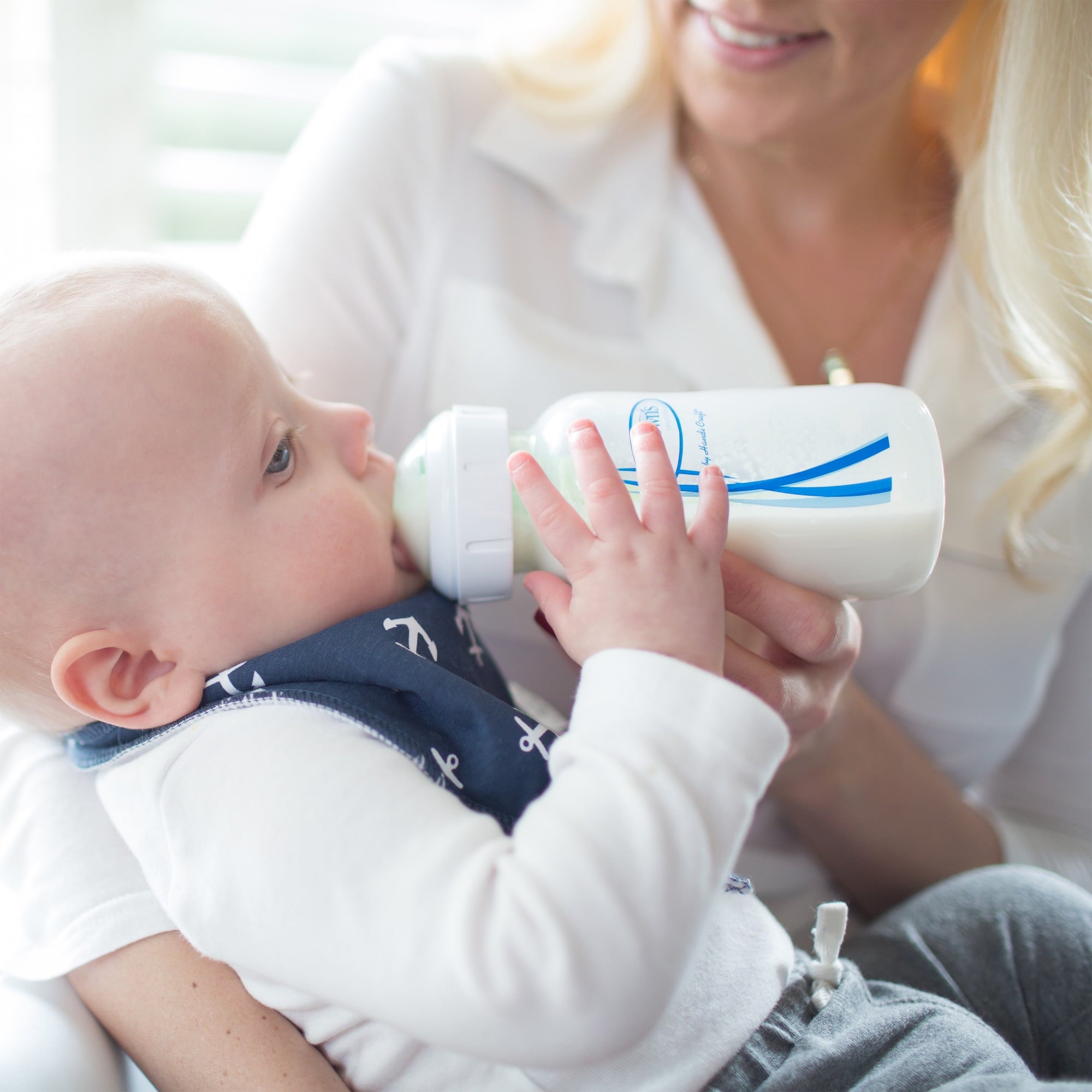 Dr. Brown's Natural Flow Level 2, Wide-Neck Baby Bottle Nipple, Medium Flow, 3m+, 100% Silicone, 6 Pack