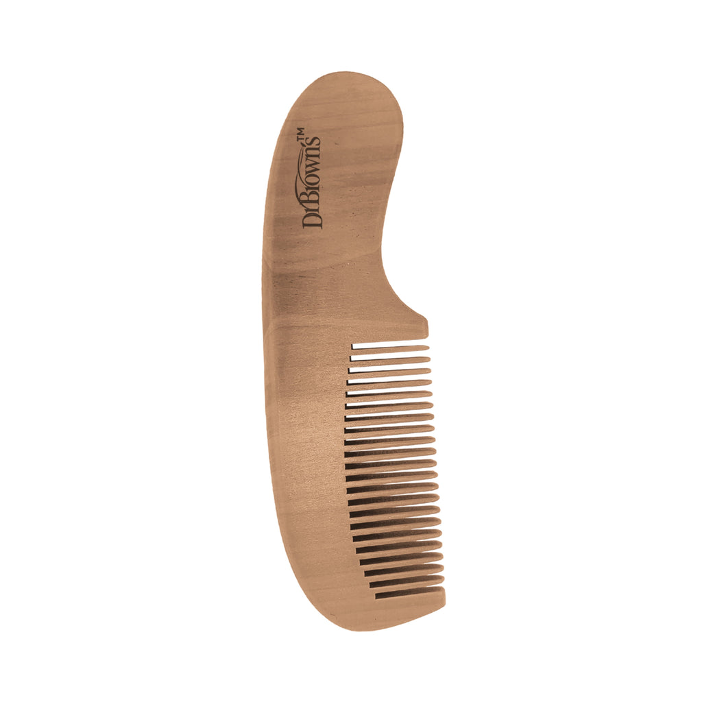 Dr. Brown's Healthy Baby Essential Care, Soft & Safe, Baby Brush Plus Comb for Infants & Toddlers
