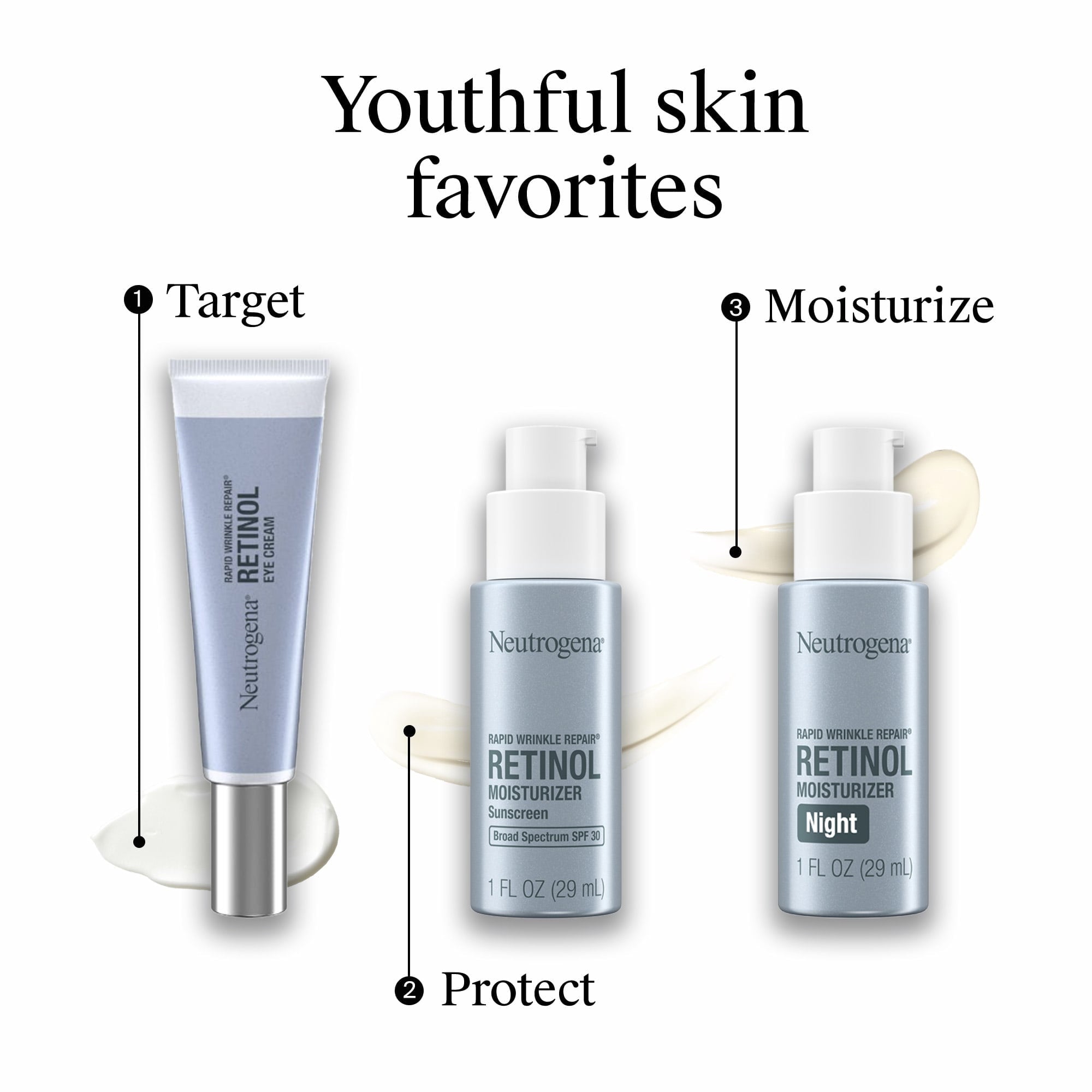 Neutrogena Rapid Wrinkle Repair Retinol Night Cream, 1 fl. oz