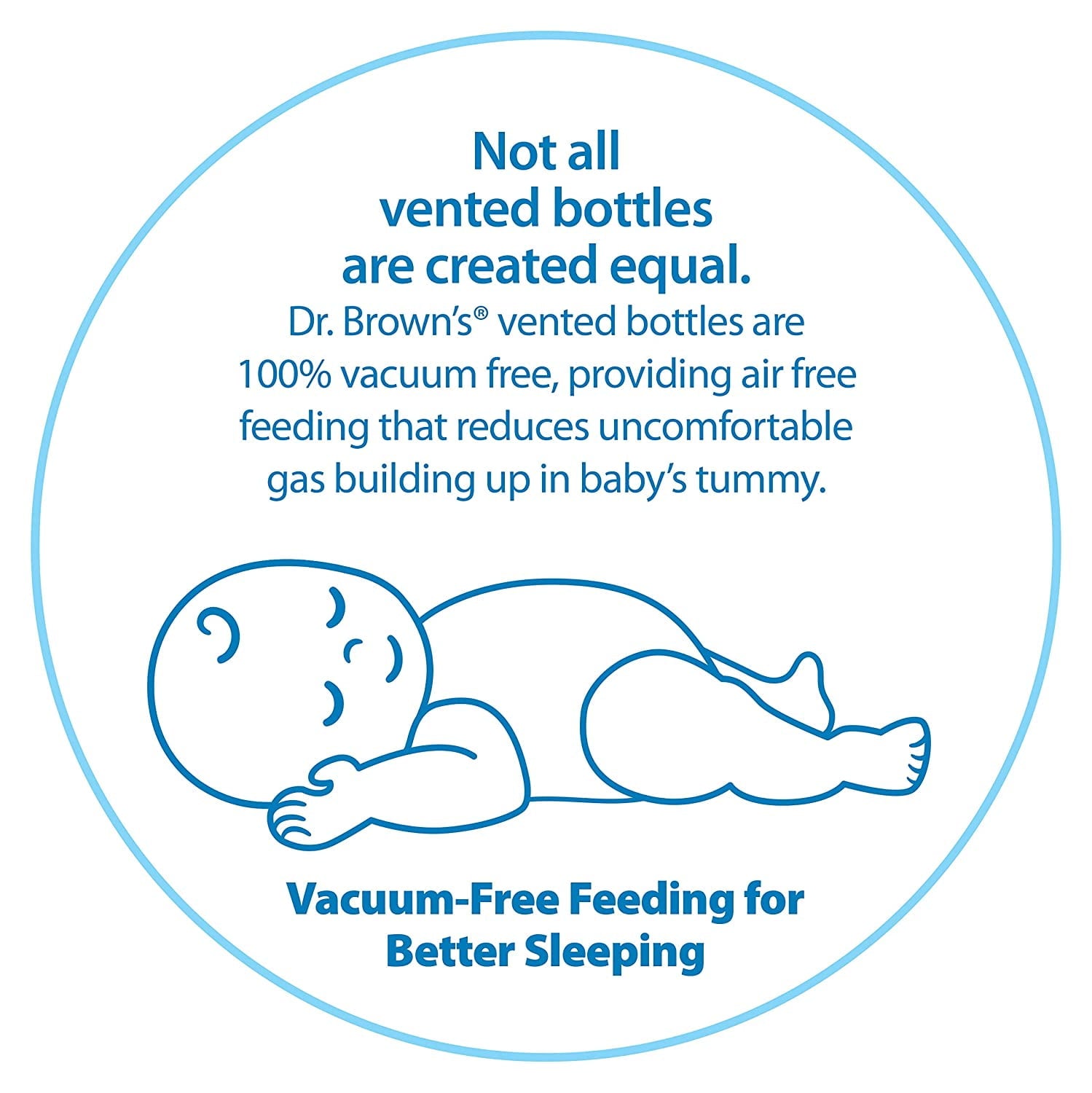 Dr. Brown's Natural Flow Original Baby Bottle, Pink, 8 Oz, 6 Count