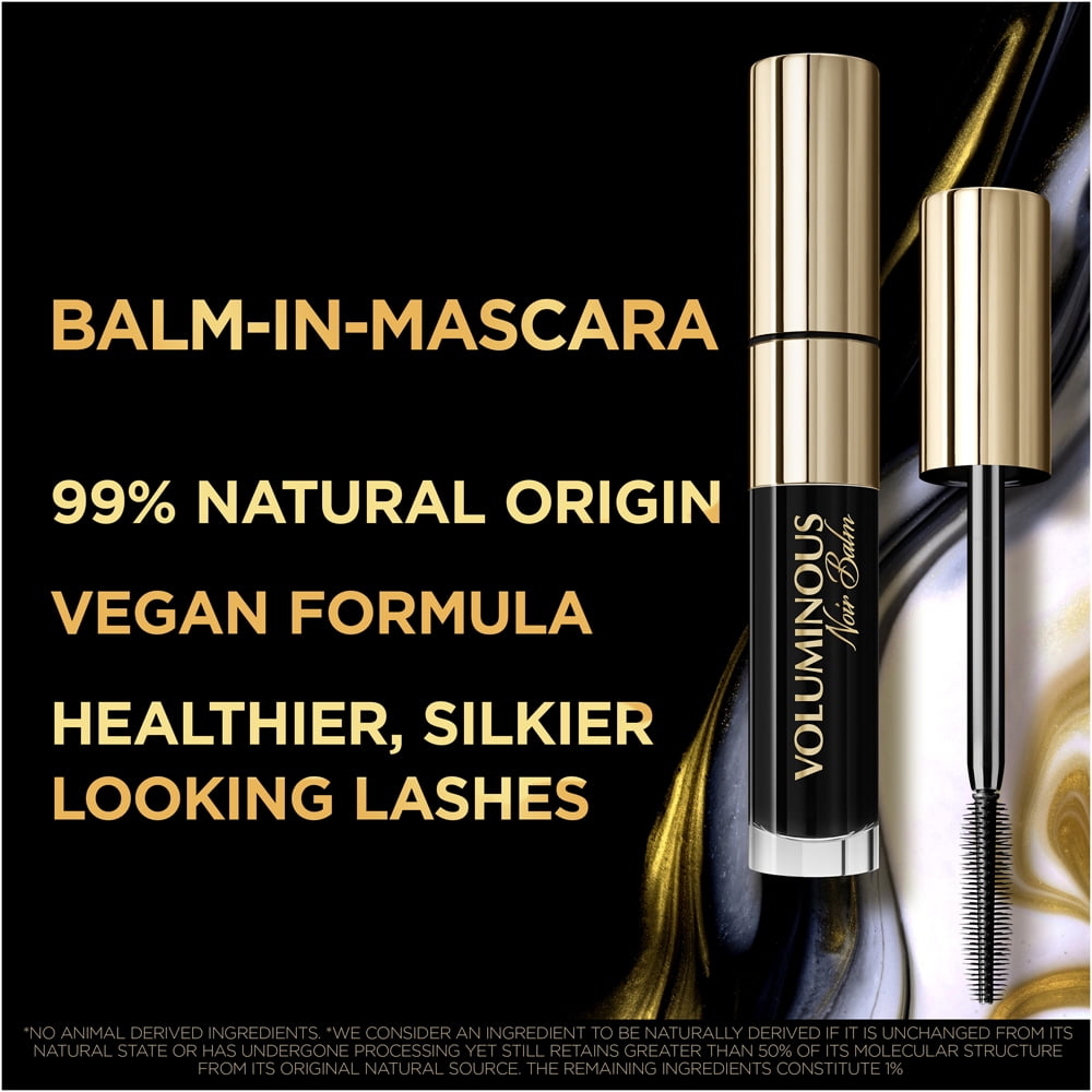 L'Oreal Paris Voluminous Noir Balm Volumizing Caring Mascara, 980 Black