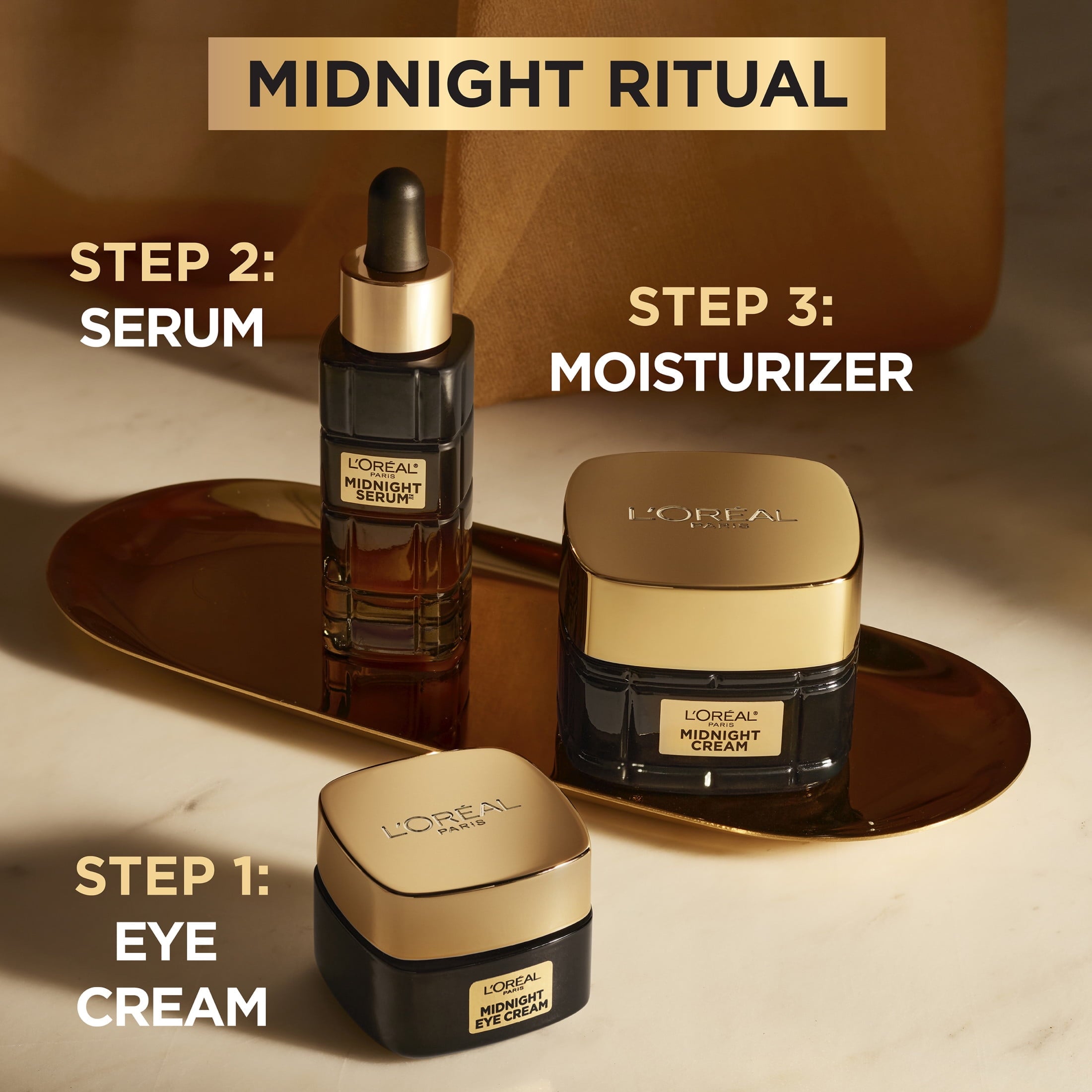 L'Oreal Paris Age Perfect Cell Renewal Midnight Anti Aging Eye Cream with Antioxidants, 0.5 fl oz