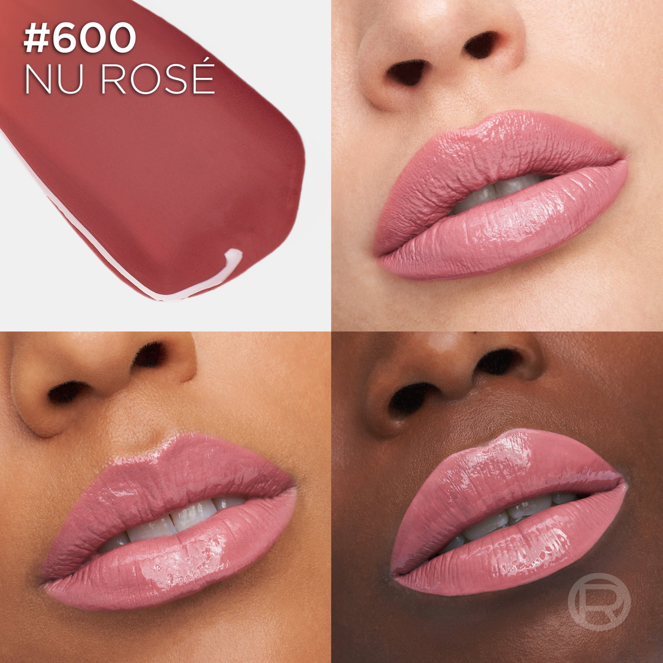 L'Oreal Paris Infallible Lacque Resistance Lightweight Long-Lasting Liquid Lipstick, Le Nu Rose, 0.13 fl oz