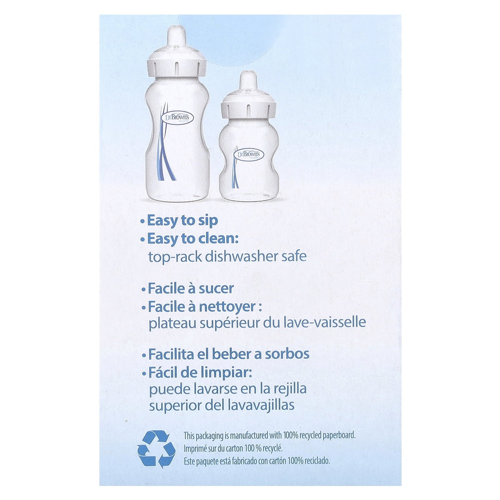 Dr. Brown's Options+™ Baby Bottle, Sippy Spouts, 6 Months +, 2 Pack