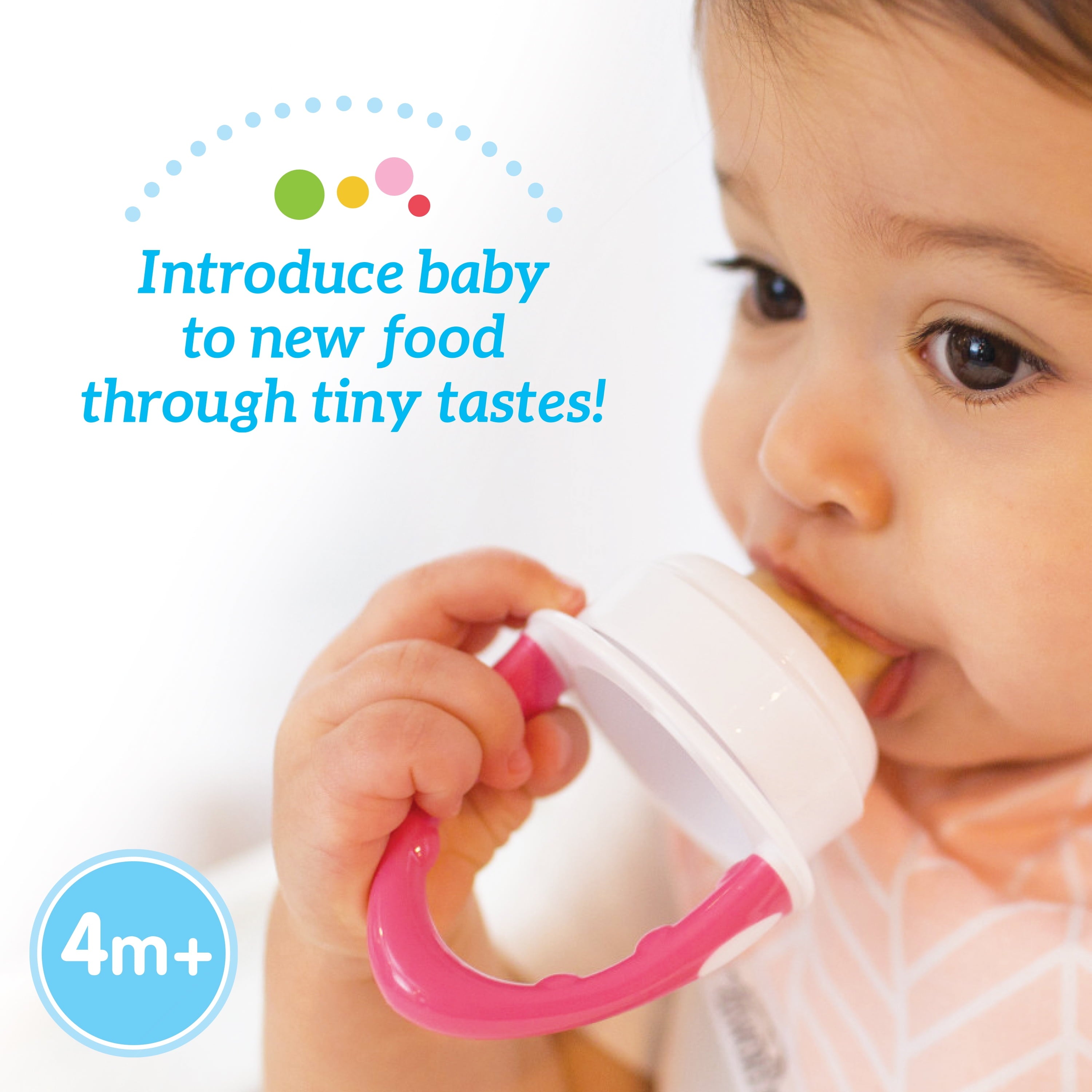 Dr. Brown's Designed to Nourish, Fresh Firsts Silicone Feeder, Solid Food Feeding, Mint/Gray, 2 Pack