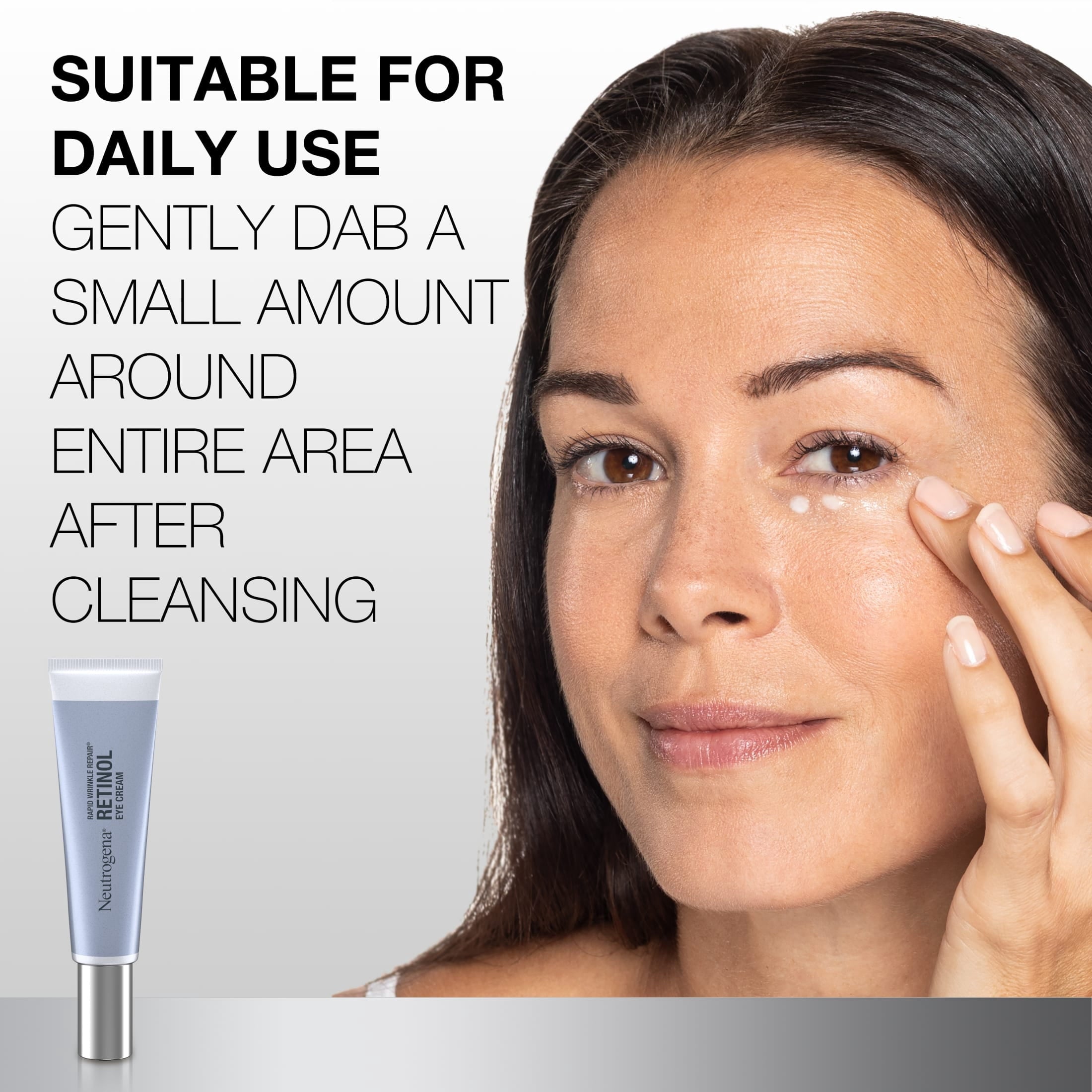 Neutrogena Rapid Wrinkle Repair Retinol Eye Cream, Anti Aging Under Eye Cream, 0.5 oz