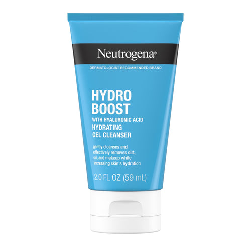 (2 pack) Neutrogena Hydro Boost Hyaluronic Acid Facial Cleansing Gel, 2 fl. oz