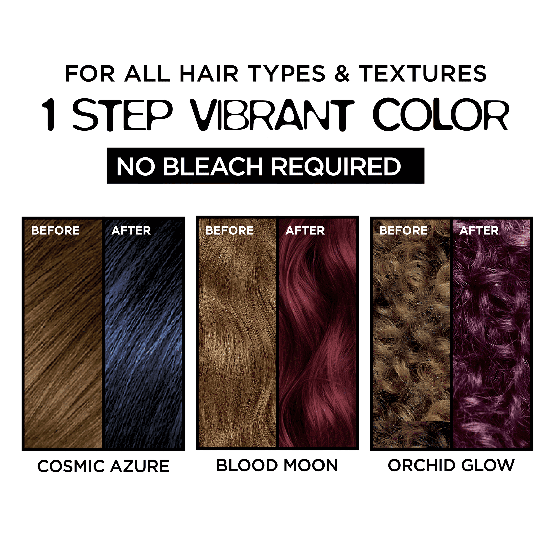 L'Oreal Paris Feria Midnight Bold Hair Color, M10 Cosmic Azure