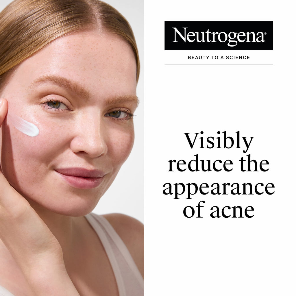 Neutrogena Rapid Clear Acne Spot Treatment, Benzoyl Peroxide 10% Pimple Cream, 1 oz