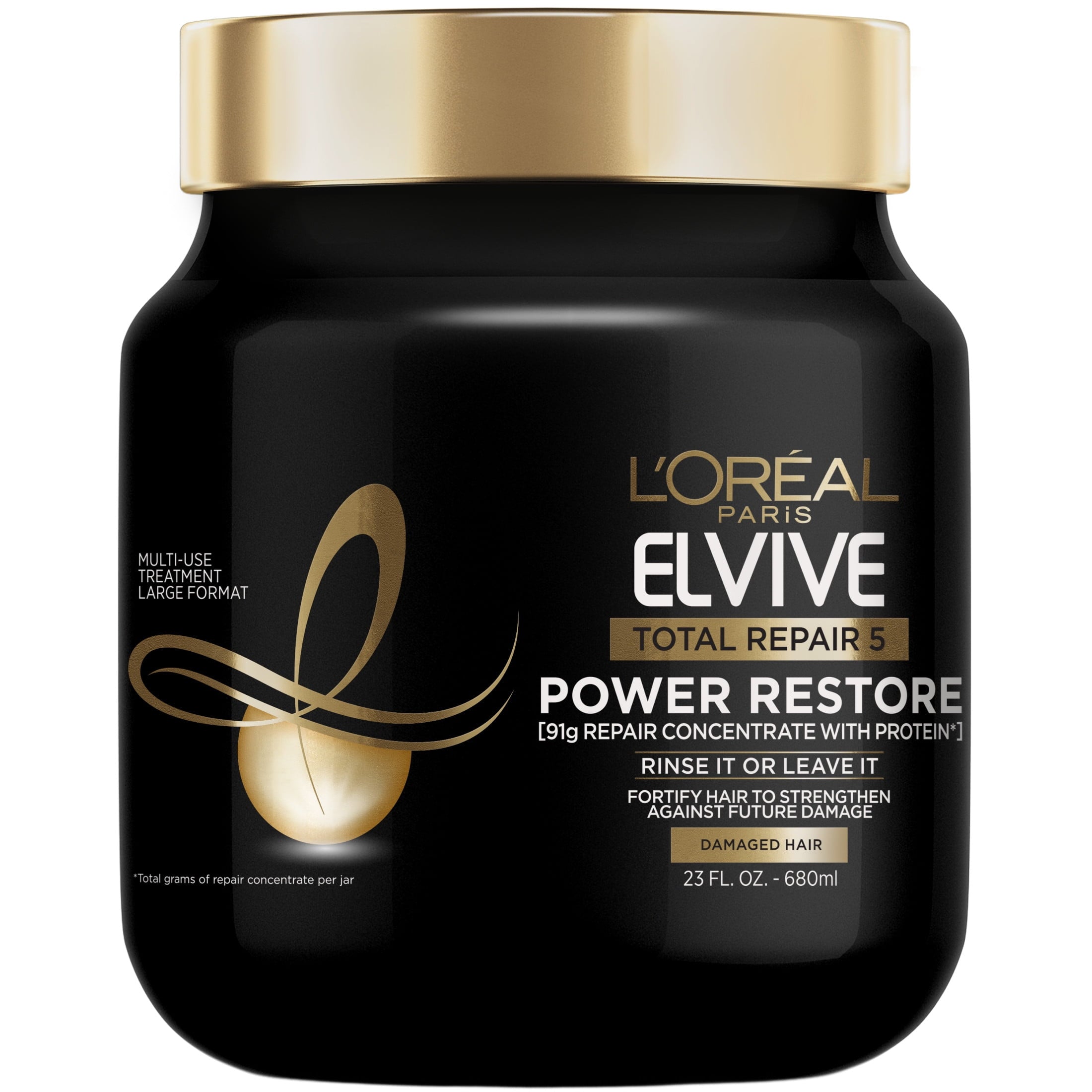 (3 pack) L'Oreal Paris Elvive Total Repair 5 Power Restore Multi-Use Treatment, 23 fl oz