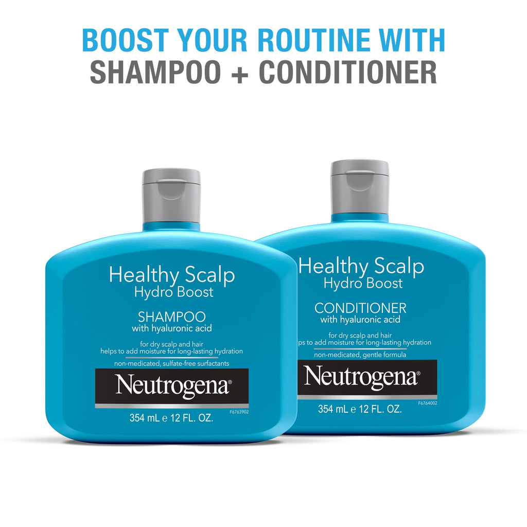 Neutrogena Hydrating Shampoo for Dry Scalp & Hair with Hyaluronic Acid, 12 fl oz
