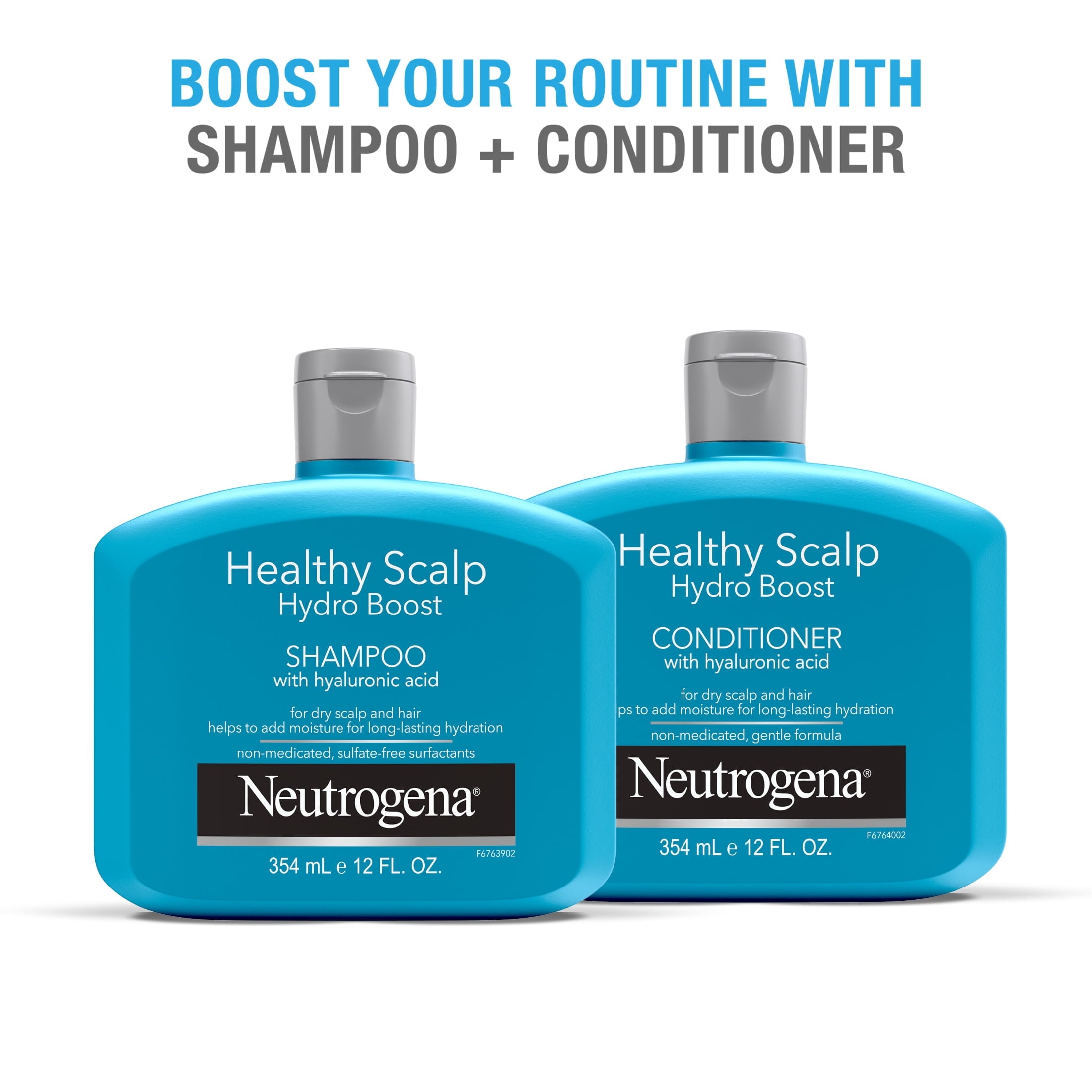 Neutrogena Hydrating Shampoo for Dry Scalp & Hair with Hyaluronic Acid, 12 fl oz