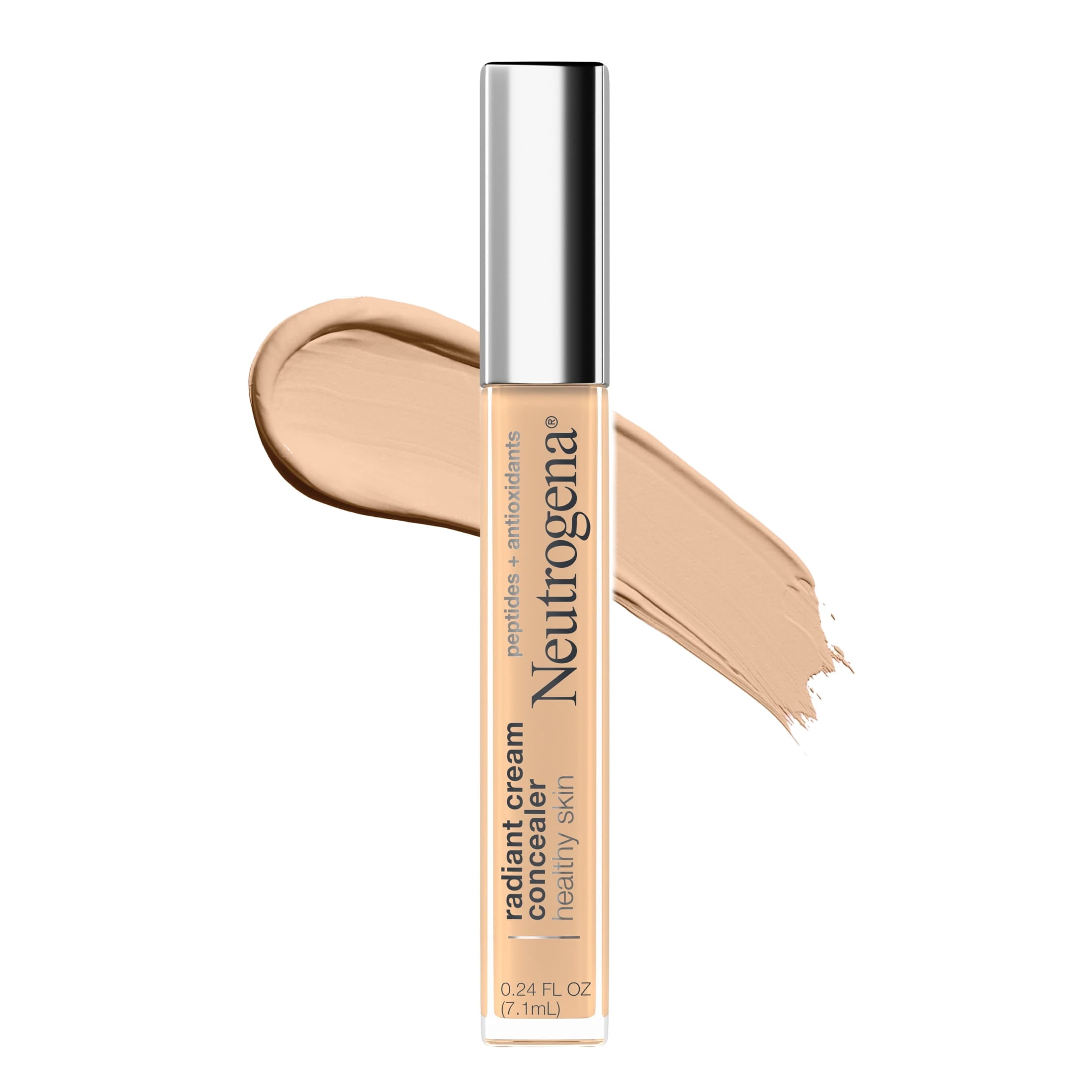 Neutrogena Healthy Skin Radiant Cream Concealer, Bisque Light/Medium 02, 0.24 fl oz