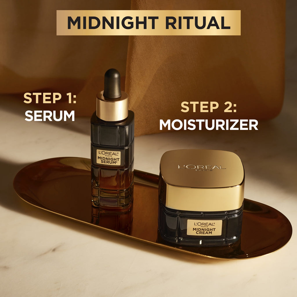 L'Oreal Paris Age Perfect Anti-Aging Midnight Face Cream, Fragrance-Free Face Moisturizer with Antioxidant Recovery Complex to Reduce Wrinkles and Firm Skin, 1.7oz