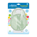 Dr. Brown's Travel Fresh Bowl and Snap-in Spoon, Divided Bowl for Toddler Feeding, Green, 1-Pack