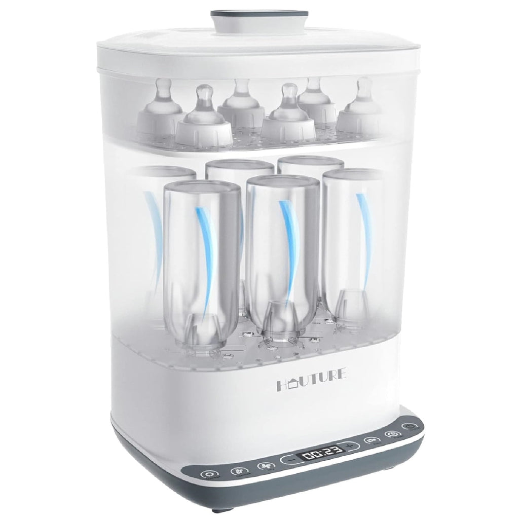 HAUTURE Bottle Sterilizer and Dryer, 6-in-1 Electric Steam Sterilizer for Baby Bottles & Accessories