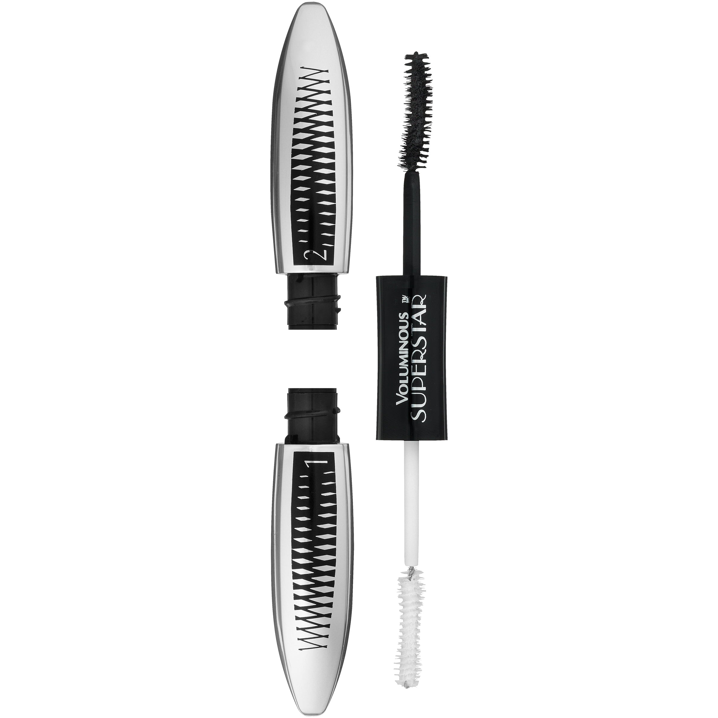 L'Oréal Paris Voluminous Superstar Washable Mascara, Blackest Black, 0.41 Fl Oz