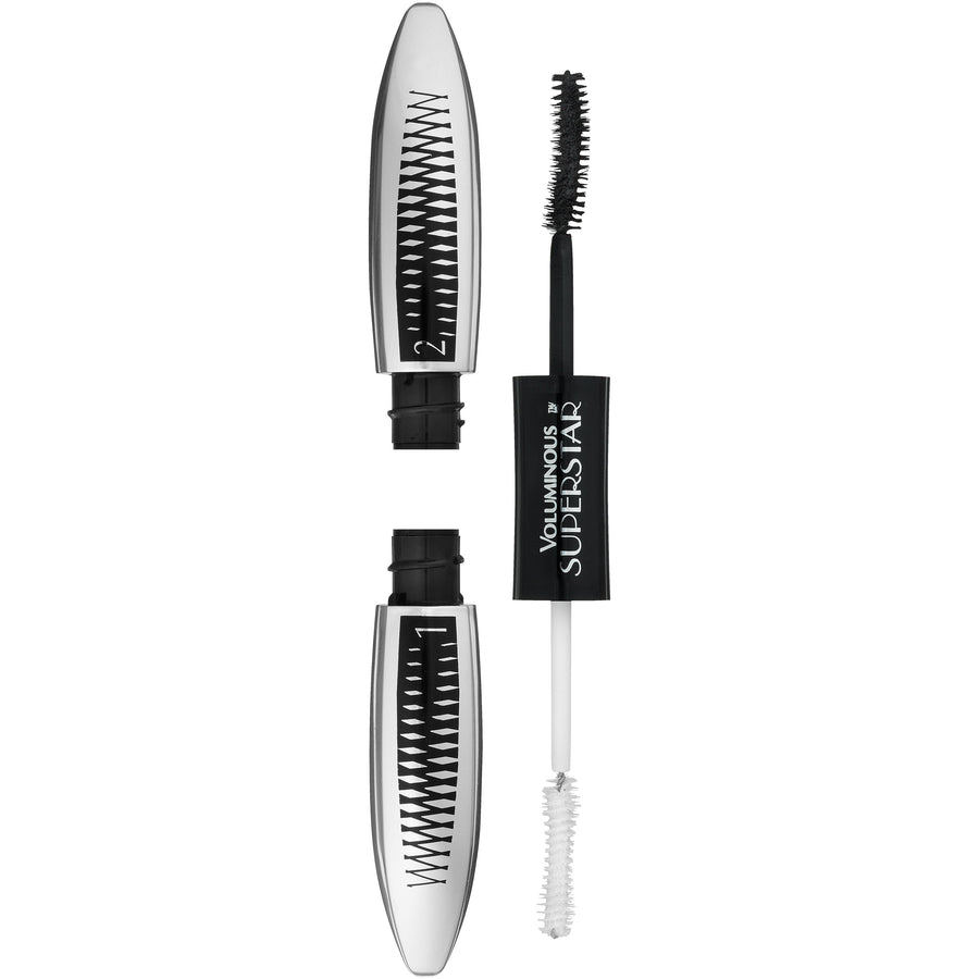 L'Oréal Paris Voluminous Superstar Washable Mascara, Blackest Black, 0.41 Fl Oz
