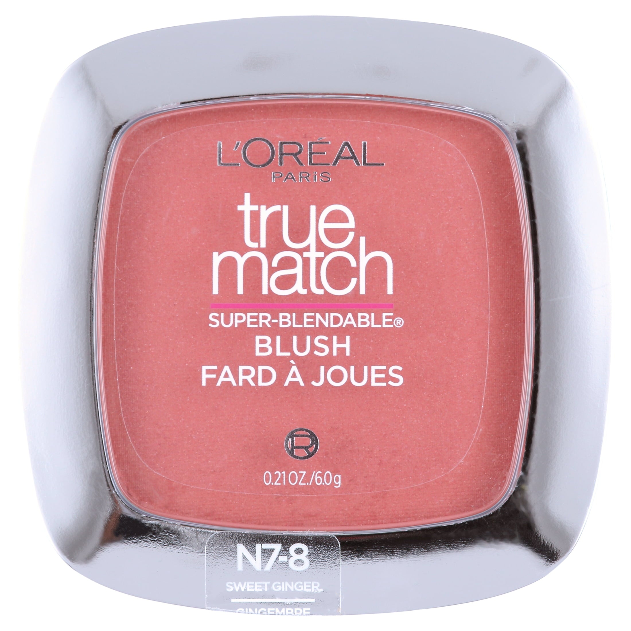 L'Oreal Paris True Match Super Blendable Blush, Soft Powder Texture, Sweet Ginger, 0.21 oz